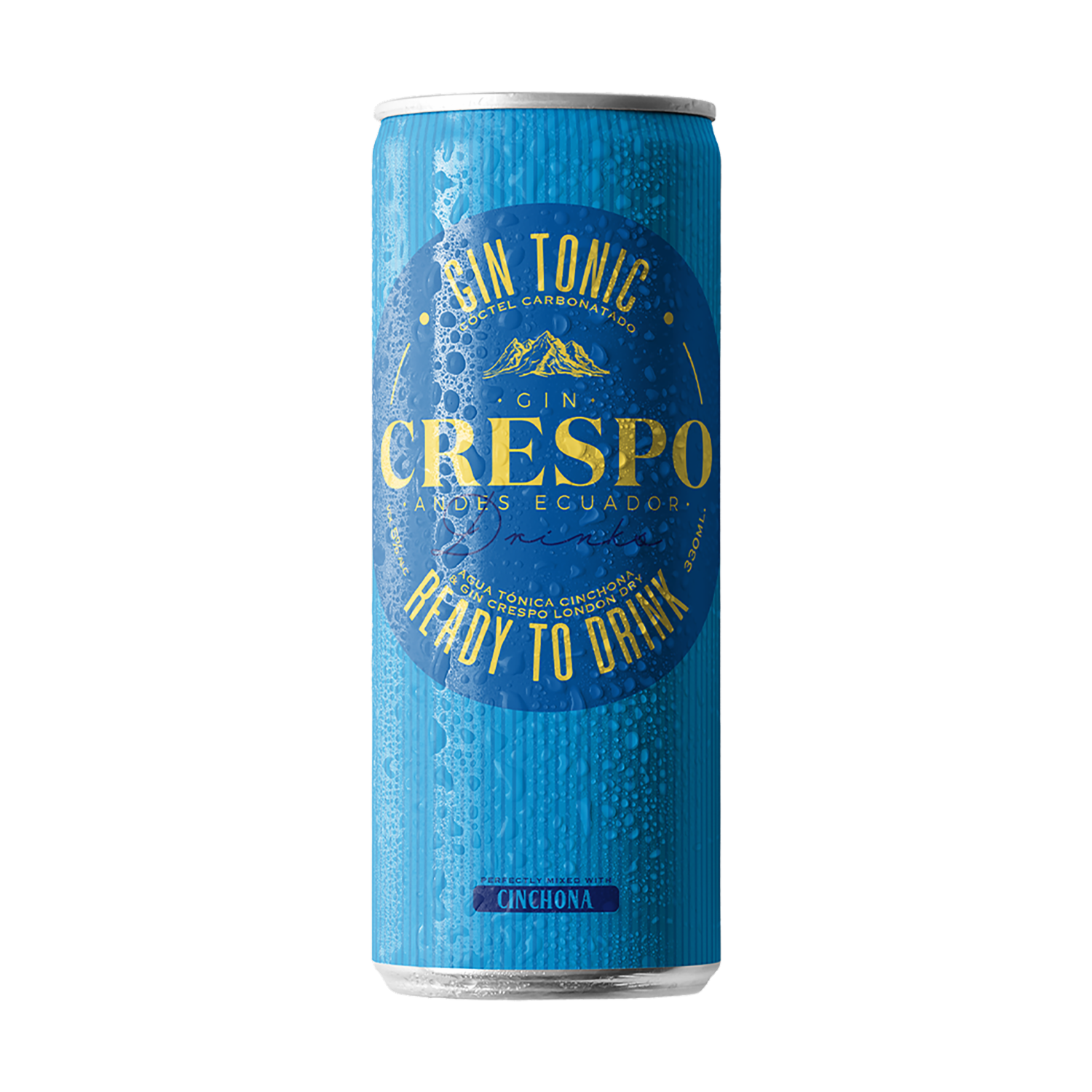 Coctel Gin Tonic Cinchona En Lata CRESPO 330 Ml