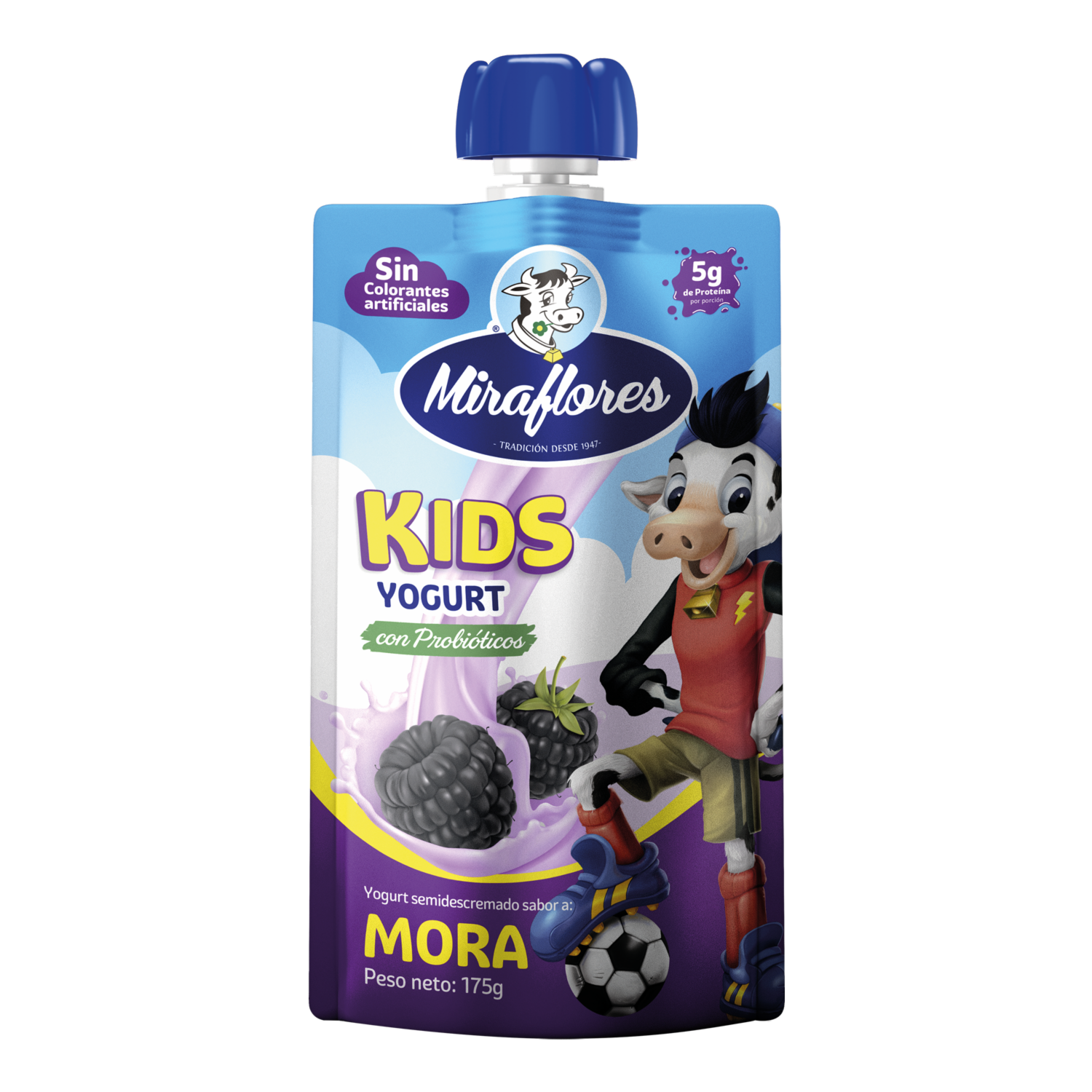 Yogurt Bebible Mira Kids Doy Pack MIRAFLORES 175 G