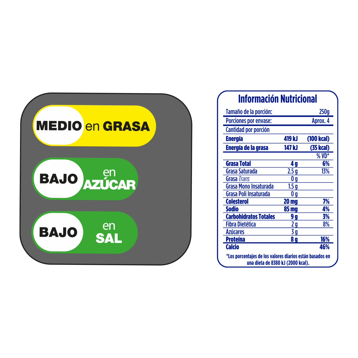 Kéfir Crema De Limón Doy Pack MIRAFLORES 950 G