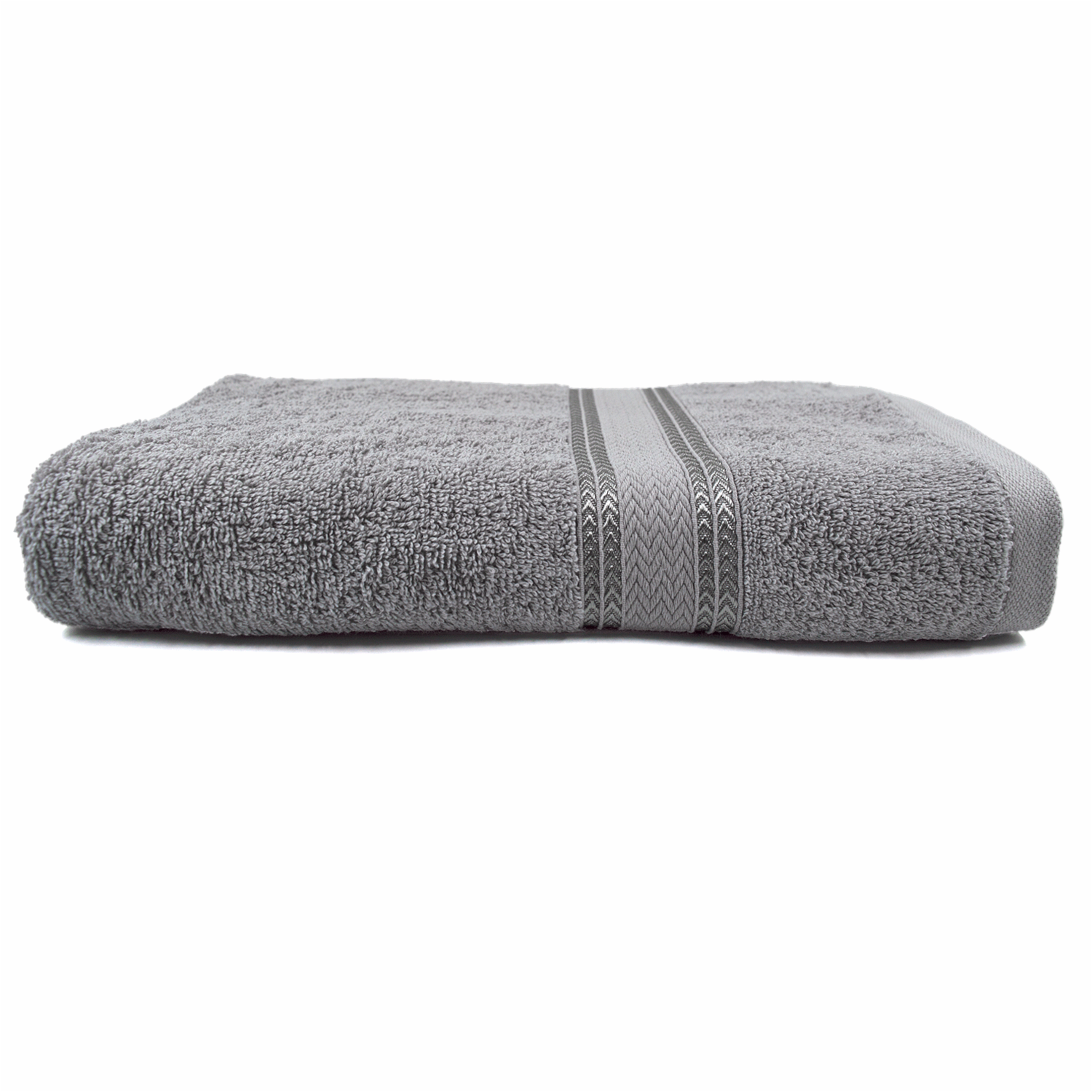 Toalla De Baño Gris 580 G/M² 100% Algodón FREE HOME 140 X 70 Cm