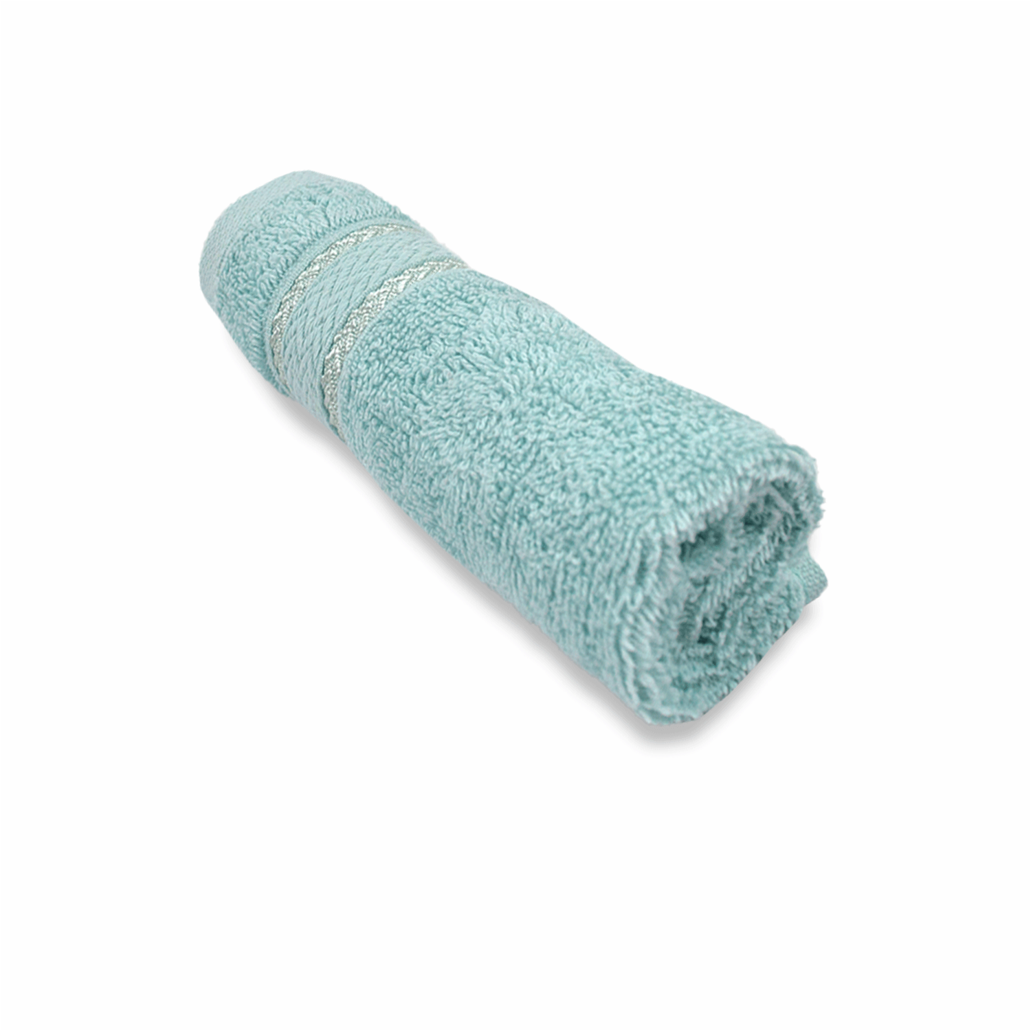 Toalla De Cara Azul Cielo 580 G/M² 100% Algodón FREE HOME 30 X 30 Cm
