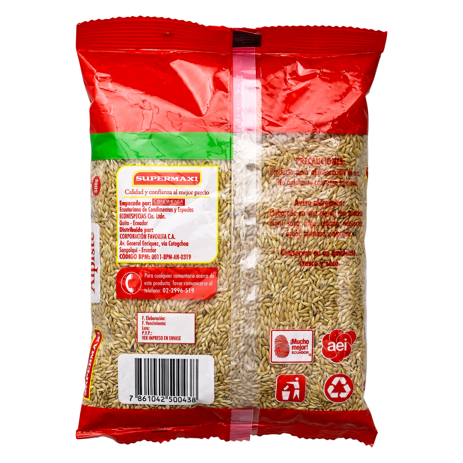 Alpiste Especial SUPERMAXI 500 G