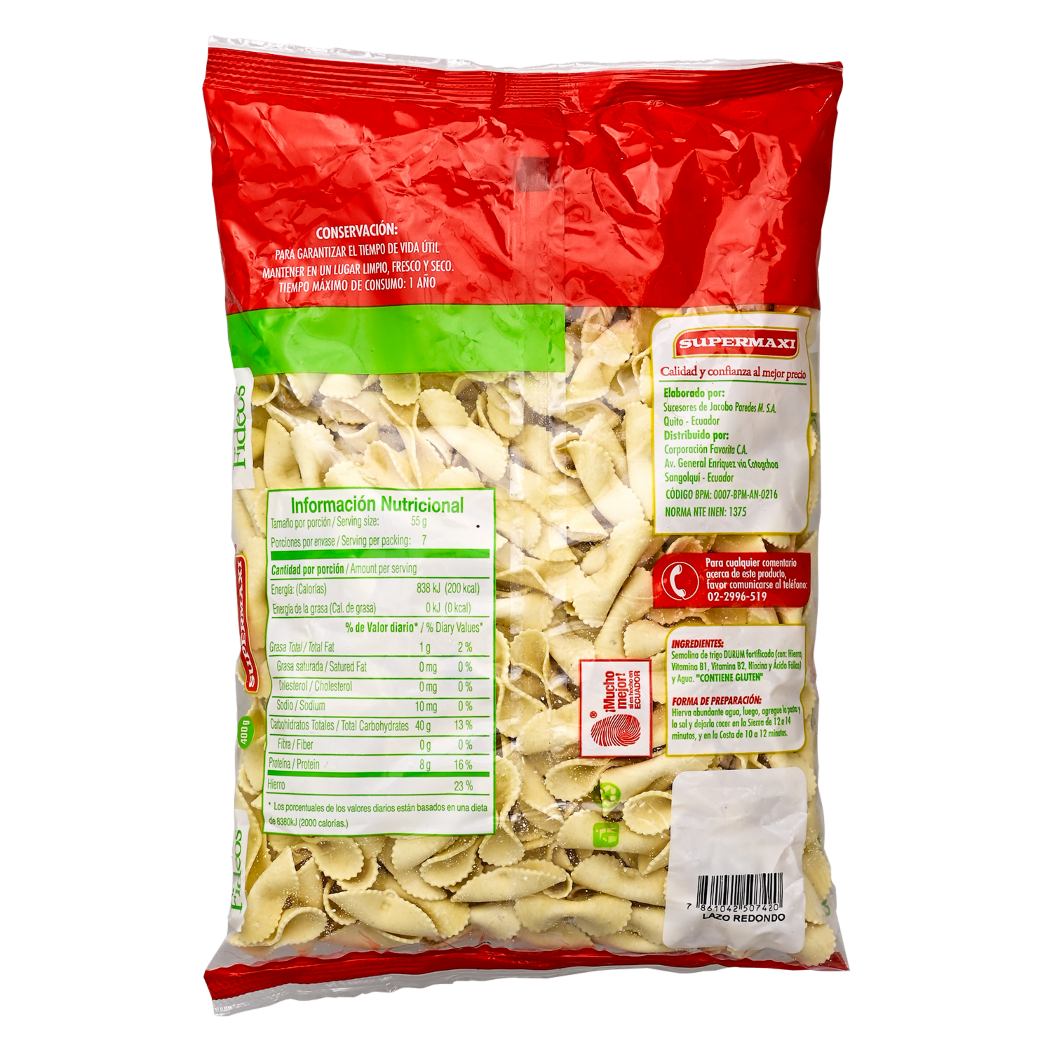 Fideo Fantasía SUPERMAXI 400 G