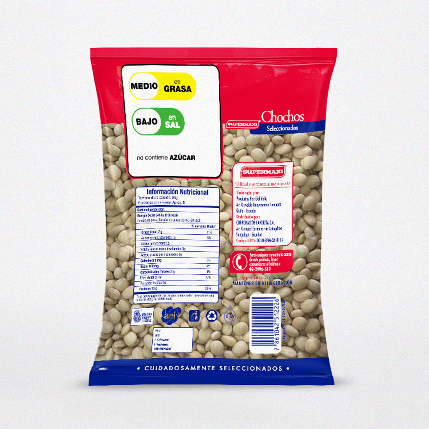 Chochos Frescos Y Naturales SUPERMAXI 500 G