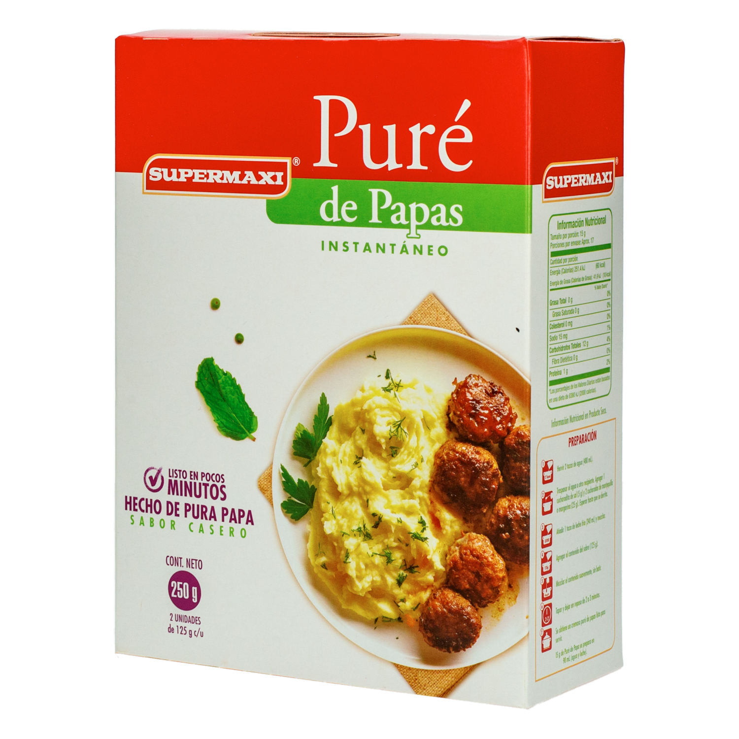 Puré De Papas SUPERMAXI 250 G