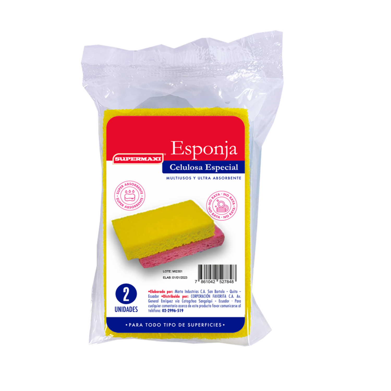 Celulosa Especial SUPERMAXI X 2 Uds