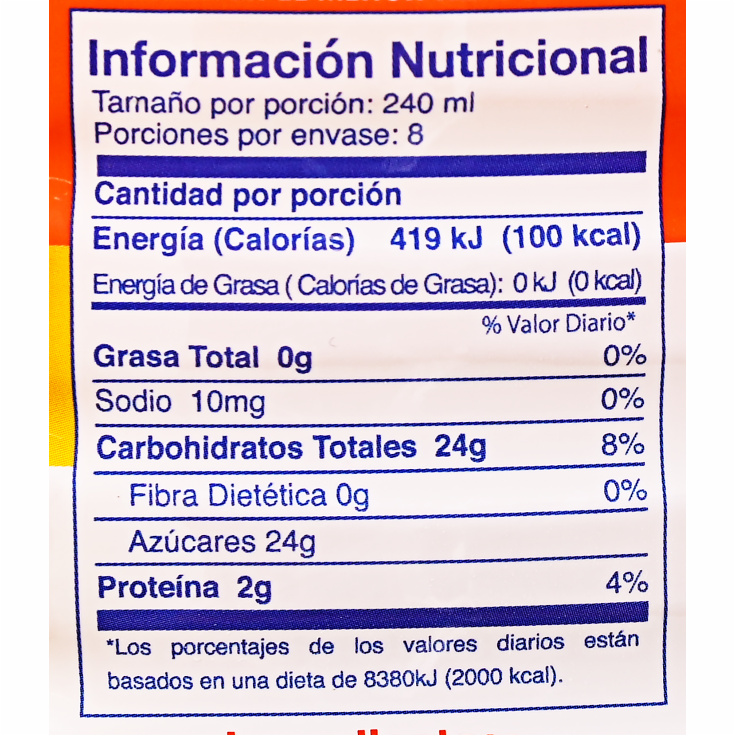 Jugo De Mandarina Pasteurizado SUPERMAXI 2000 Ml