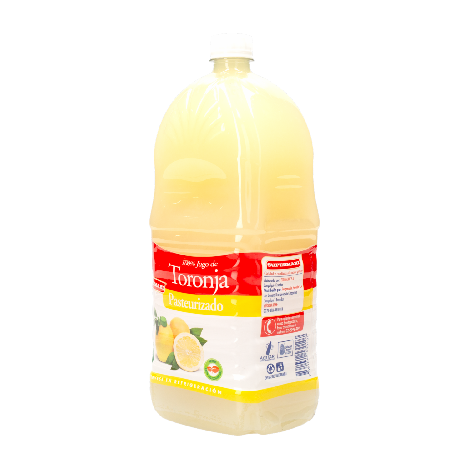 Jugo De Toronja Pasteurizado SUPERMAXI 2000ml