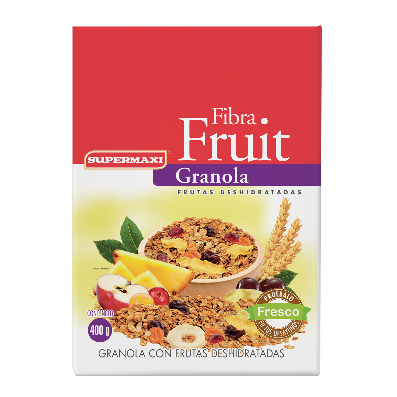 Granola Fibra Fruit SUPERMAXI 400 g
