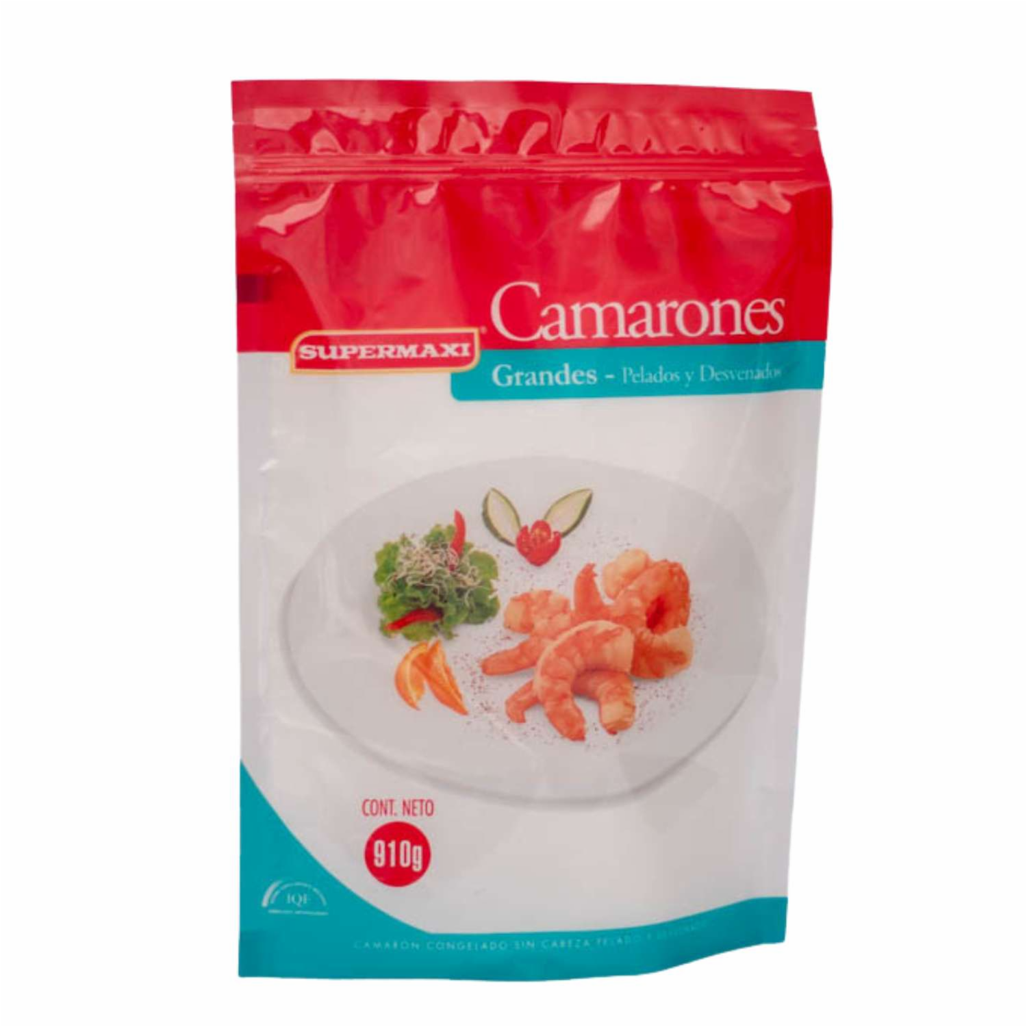 Camarones Pelados Y Desvenados Grandes SUPERMAXI 910 G