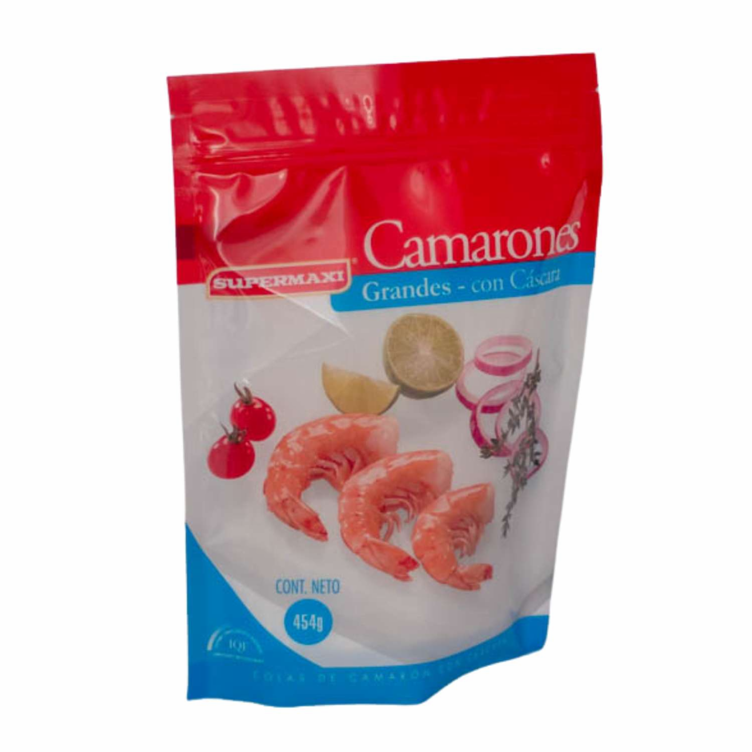 Camarones Con Cáscara Grandes SUPERMAXI 454 G