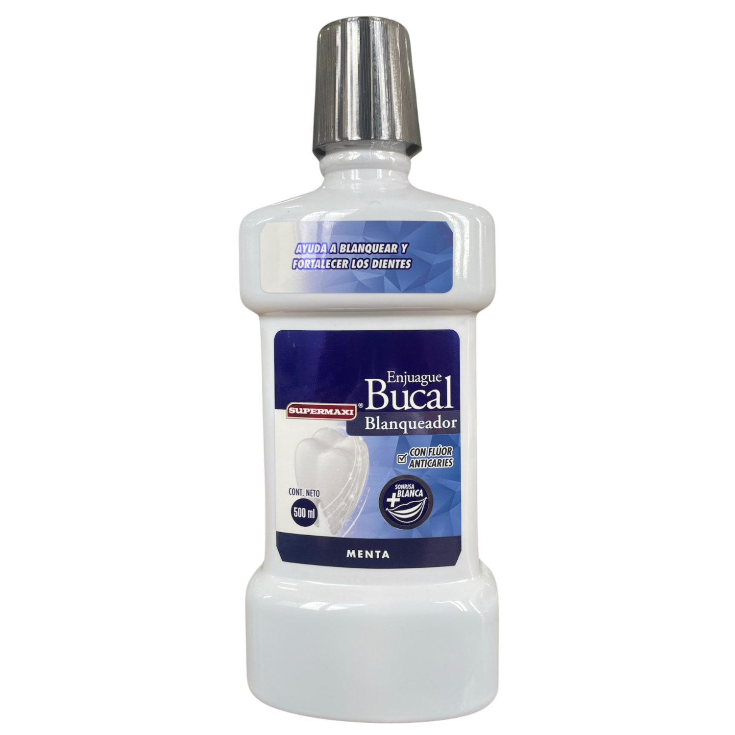 Enjuague  Bucal Blanqueador SUPERMAXI 500 Ml