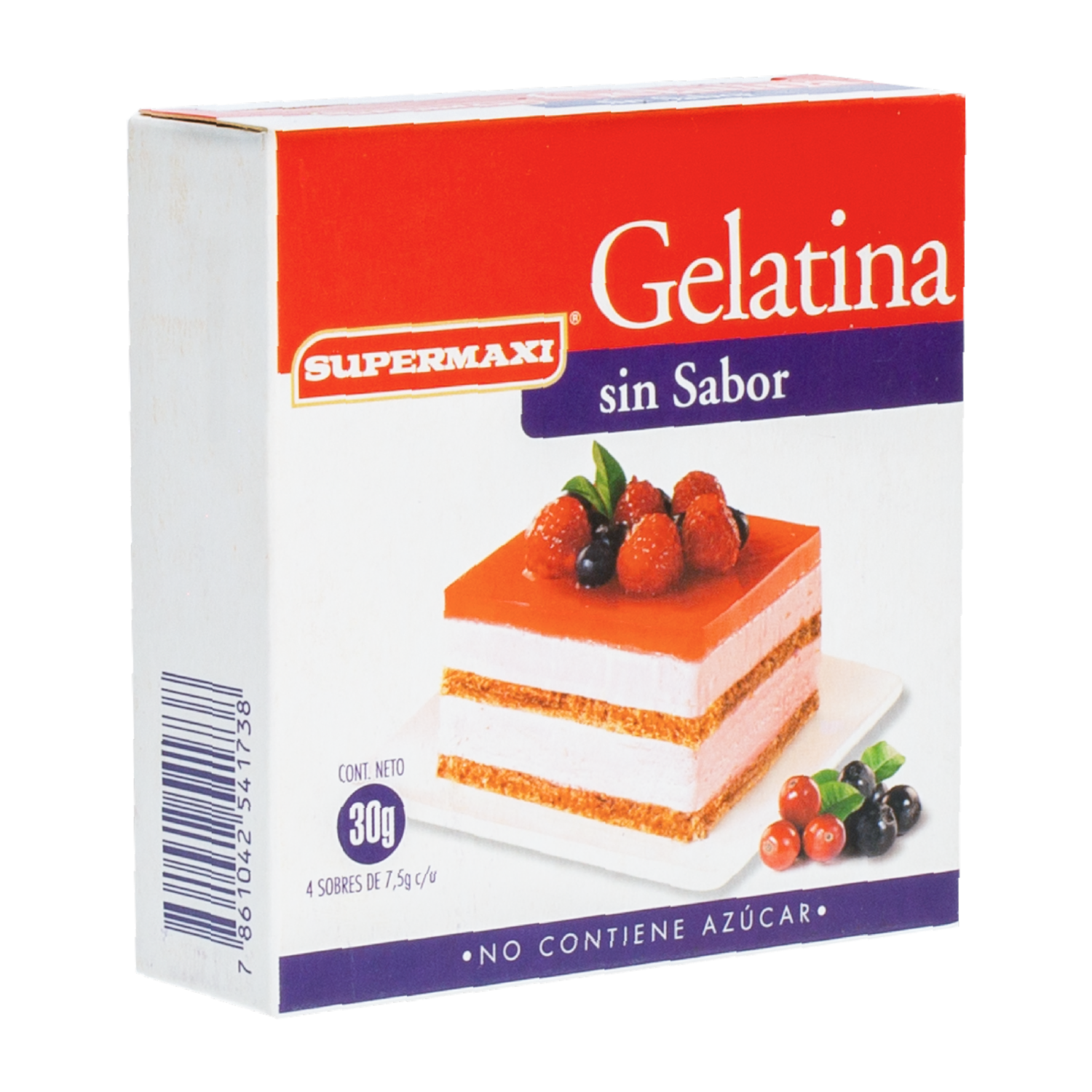 Gelatina En Polvo Sin Sabor SUPERMAXI 30 g