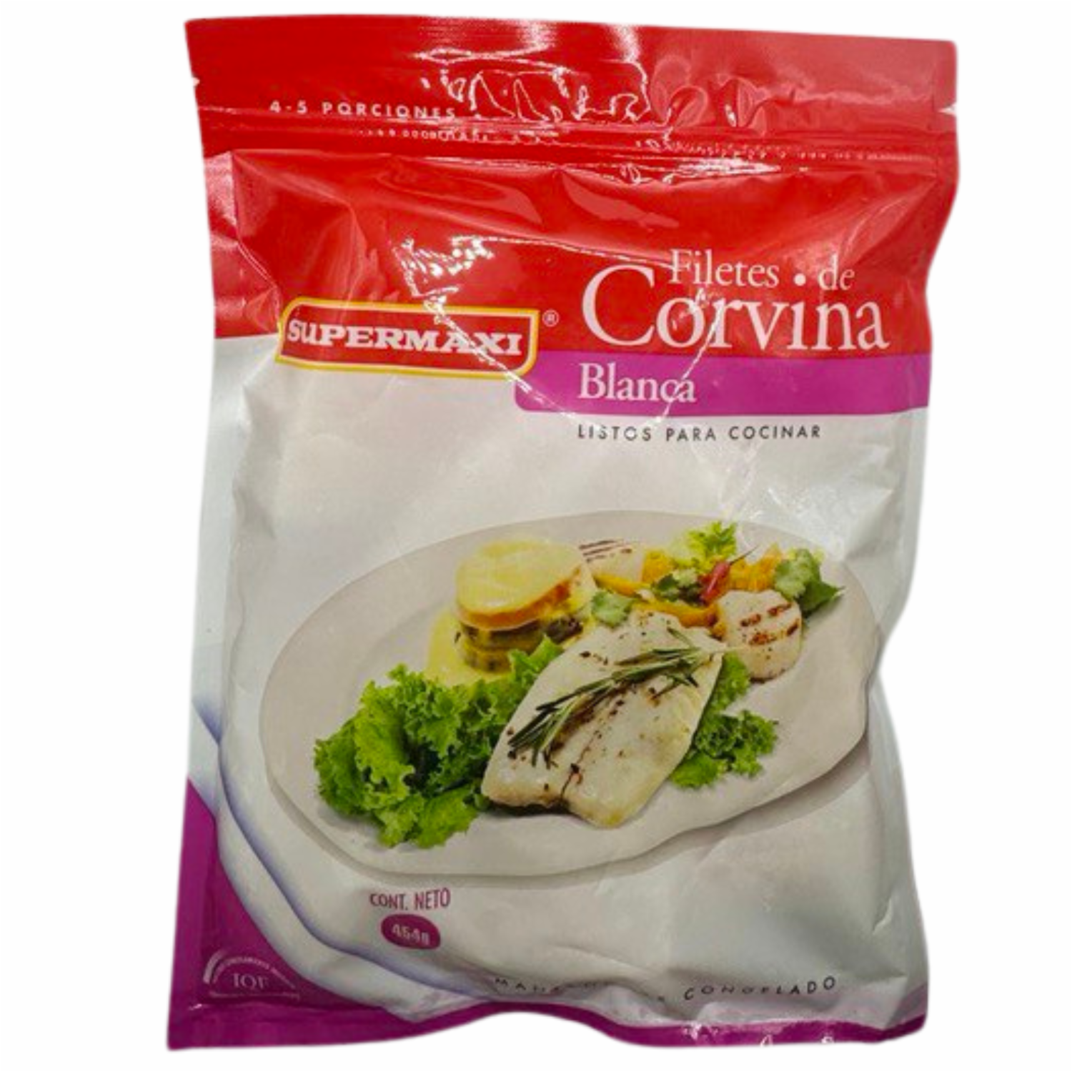 Pescado Corvina Blanca Filetes Listos Para Cocinar SUPERMAXI 454 G
