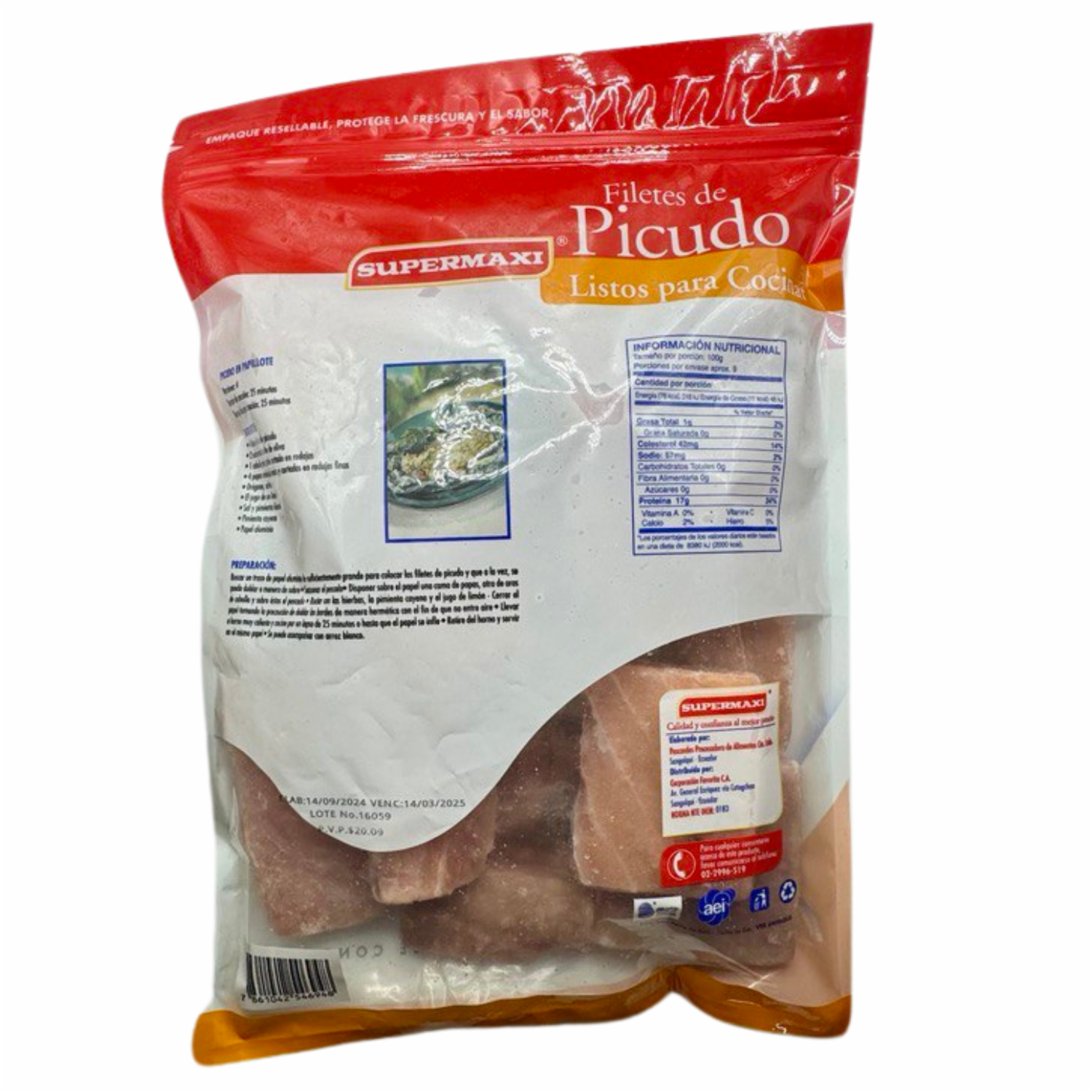 Pescado Picudo Filetes Listos Para Cocinar SUPERMAXI 910 G