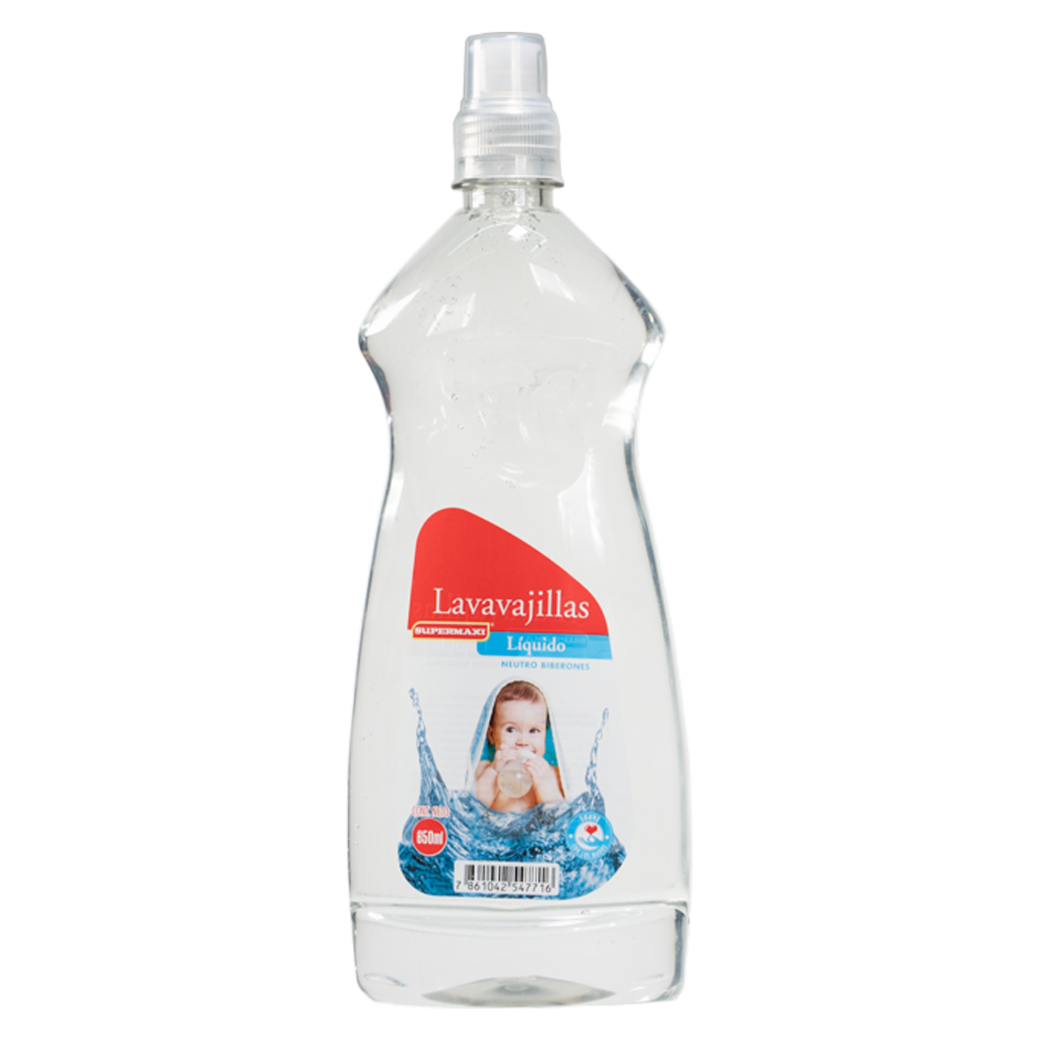 Lavavajilla Líquido Neutro Biberones SUPERMAXI 650 Ml