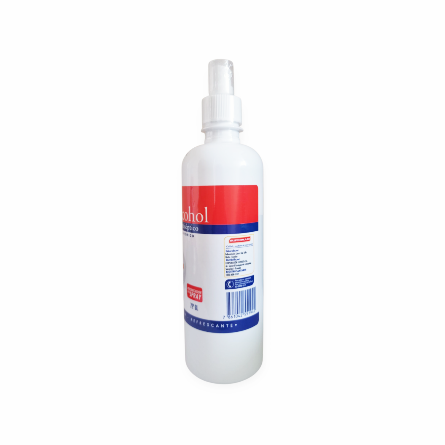 Alcohol Antiséptico Uso Tópico SUPERMAXI 500 Ml