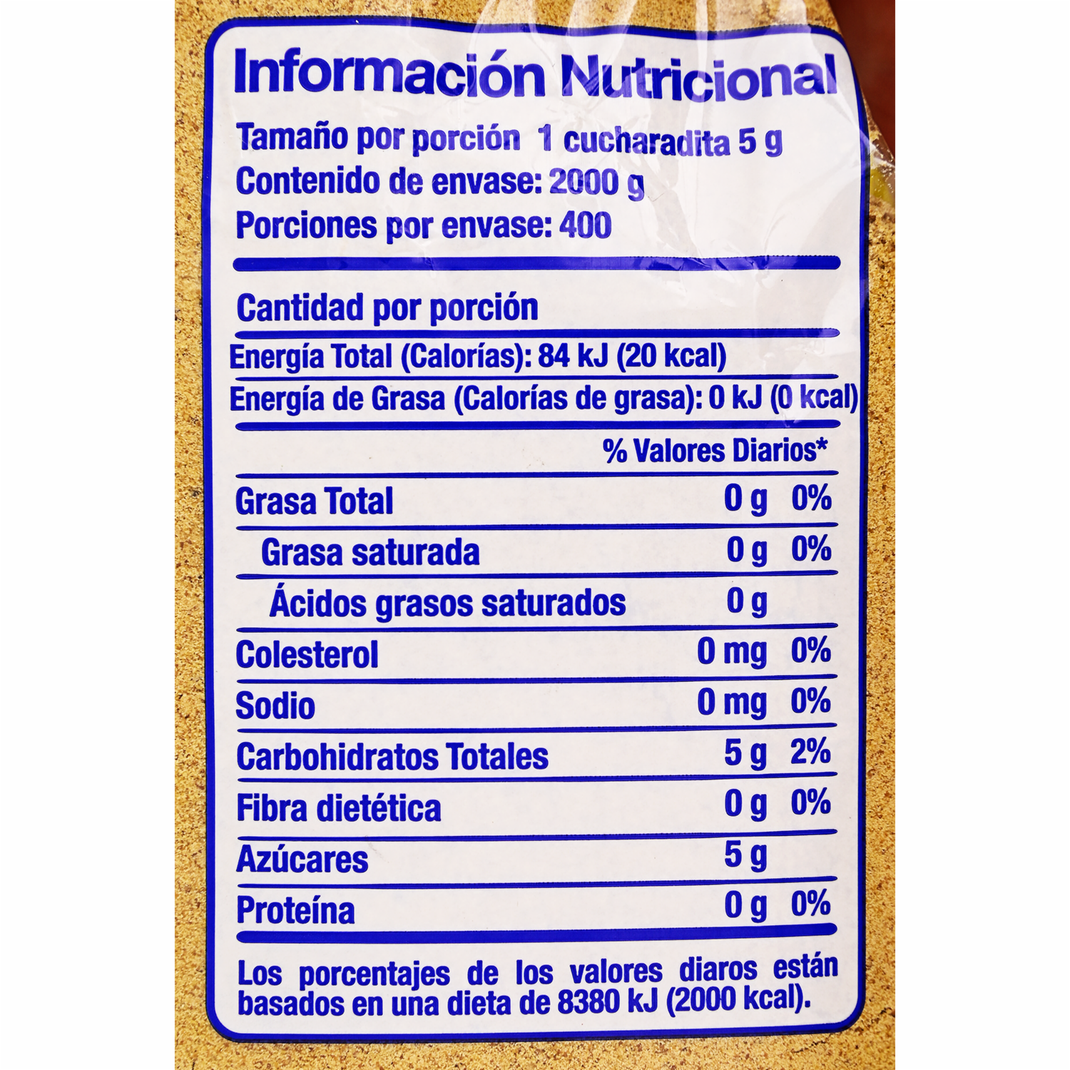 Panela Granulada LA ORIGINAL Funda