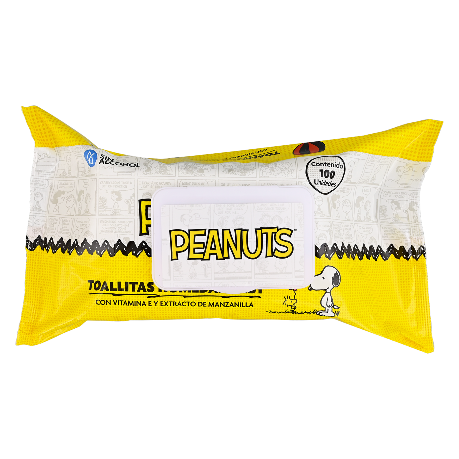 Pañitos Húmedos Snoopy PEANUTS X 100 Uds