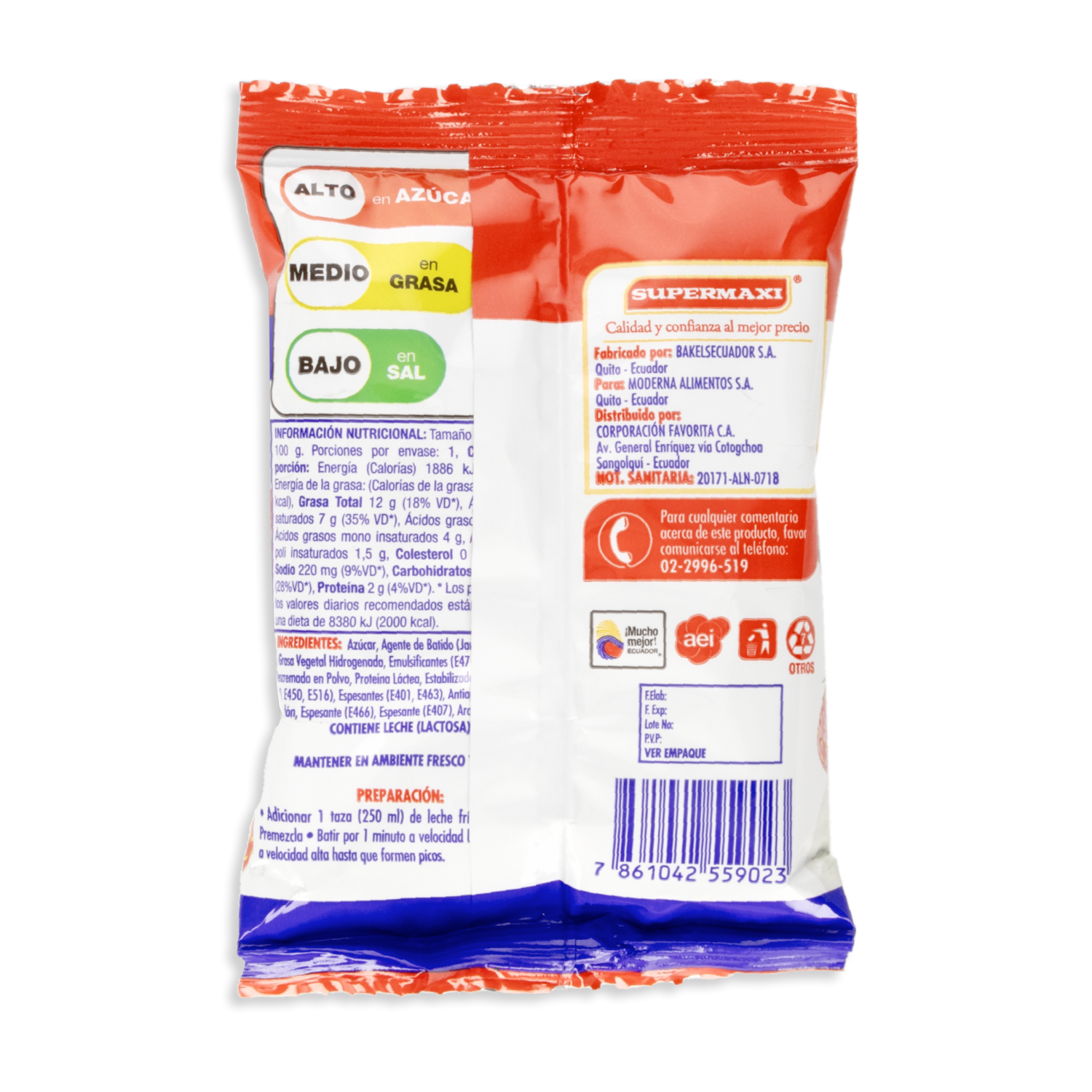 Crema Chantilly SUPERMAXI 100 g