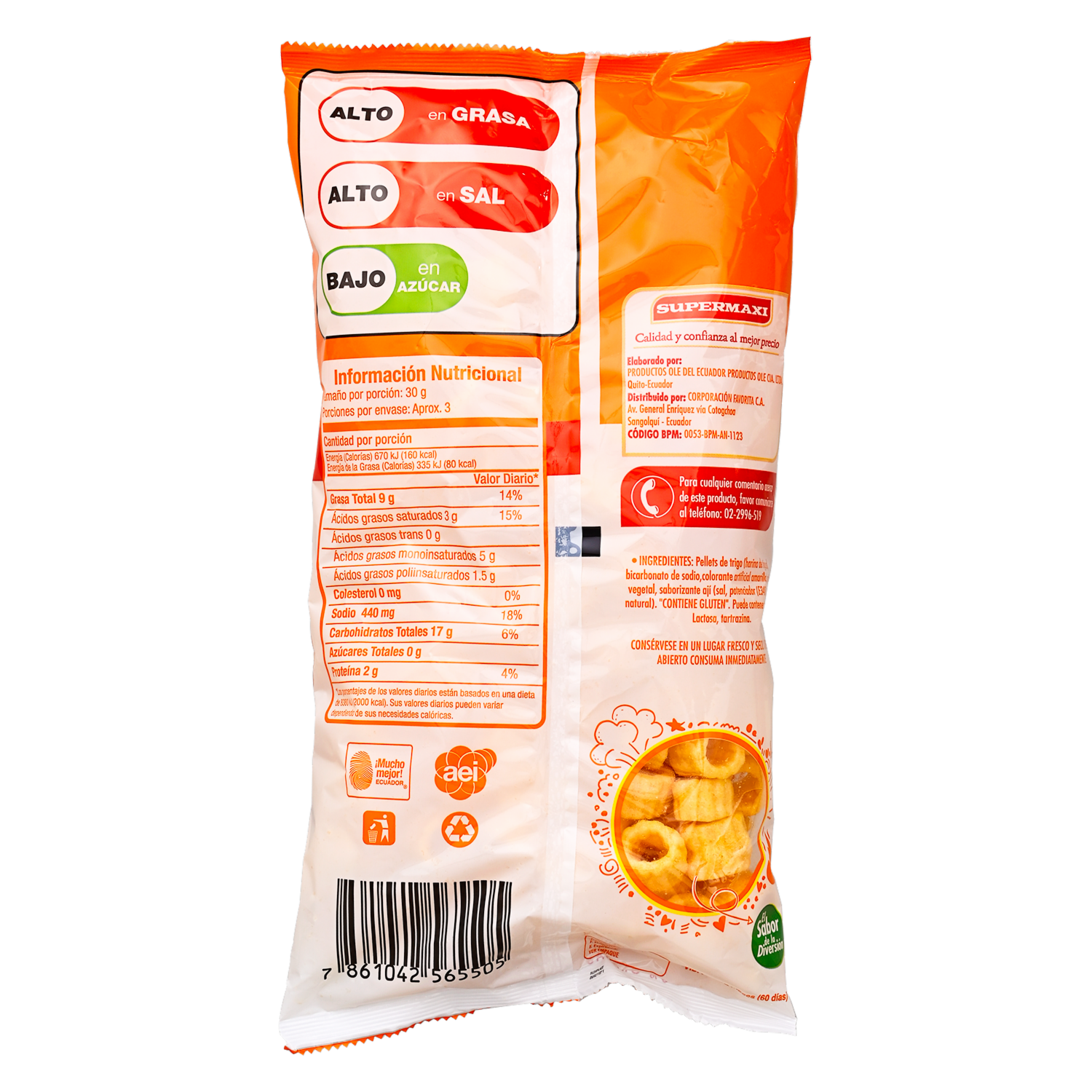 Bocaditos Aritos Picantes SUPERMAXI Funda