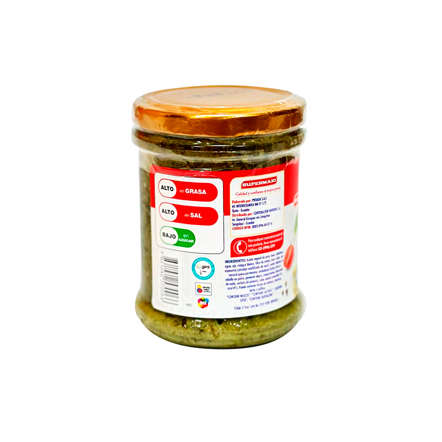 Salsa Pesto Clásica SUPERMAXI 180 G