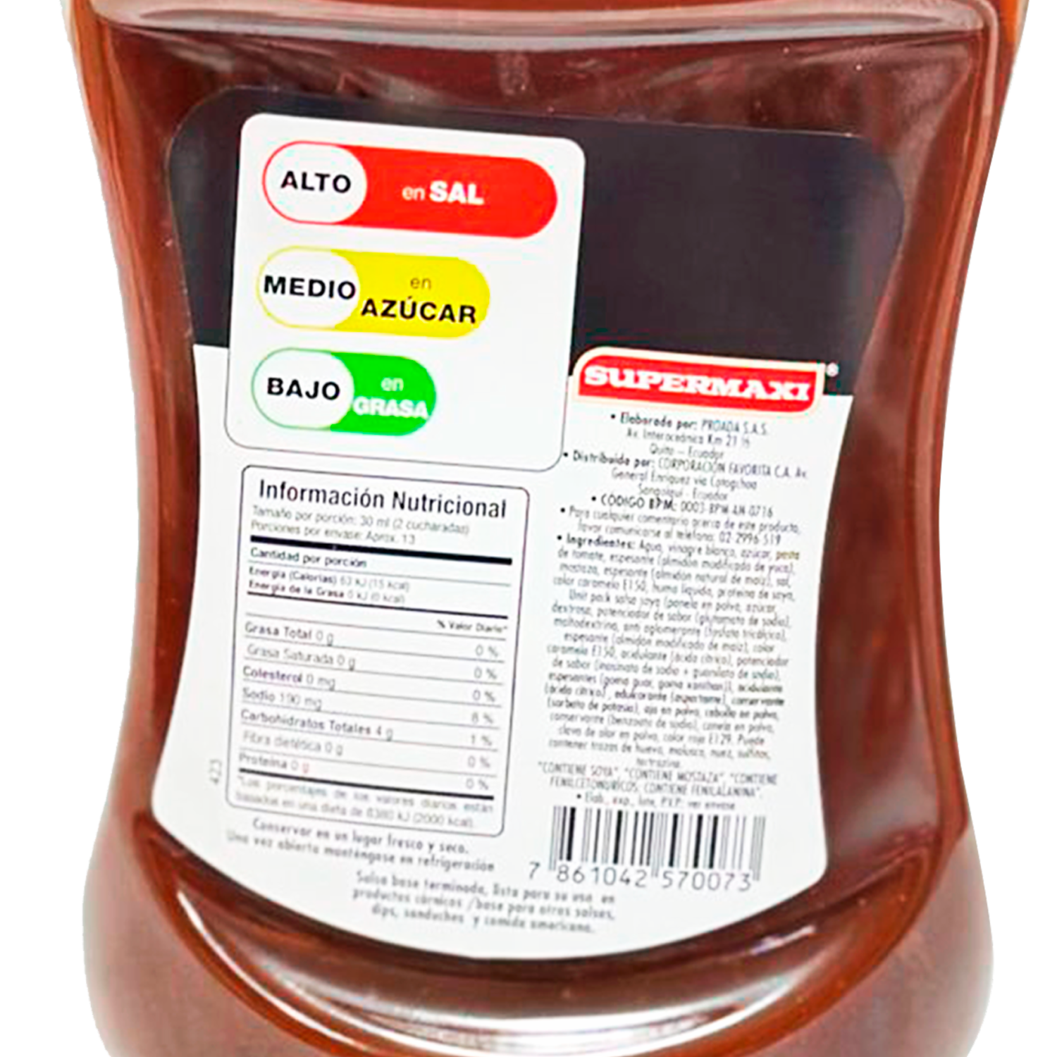 Salsa Bbq Clásica SUPERMAXI 410 G