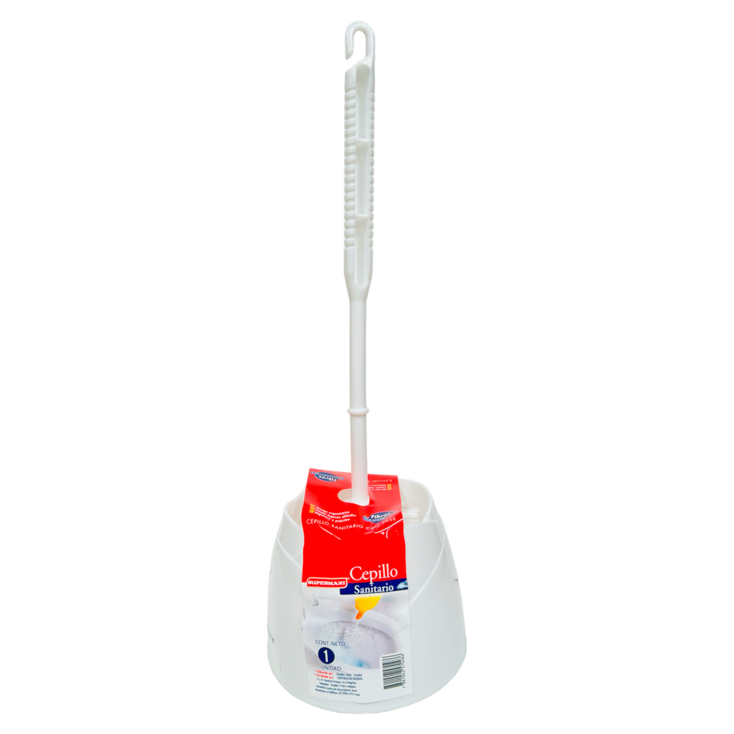 Cepillo Para Sanitaro Fibras Resistentes Con Base SUPERMAXI Unidad
