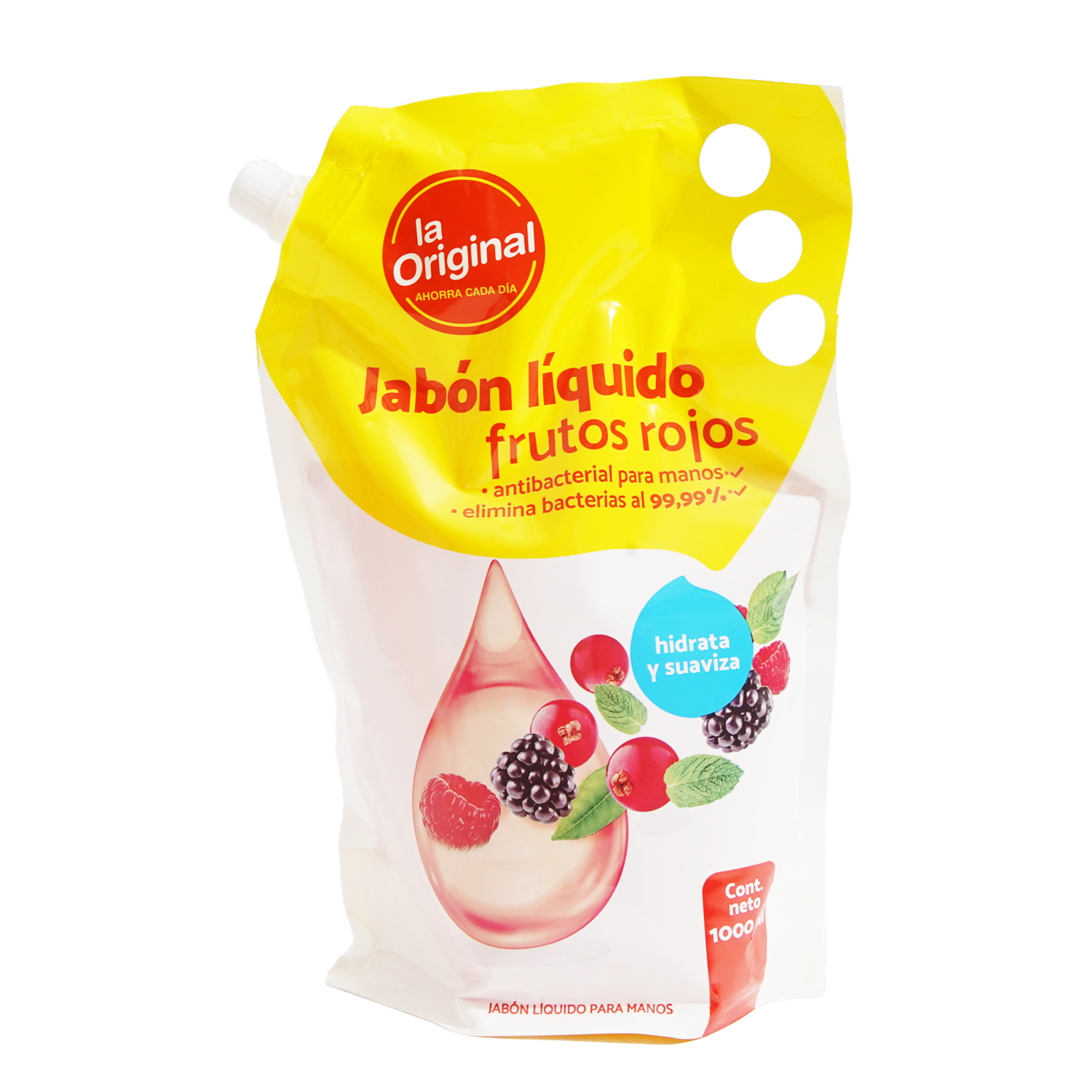 Jabón Líquido De Frutos Rojos LA ORIGINAL De 1000 Ml