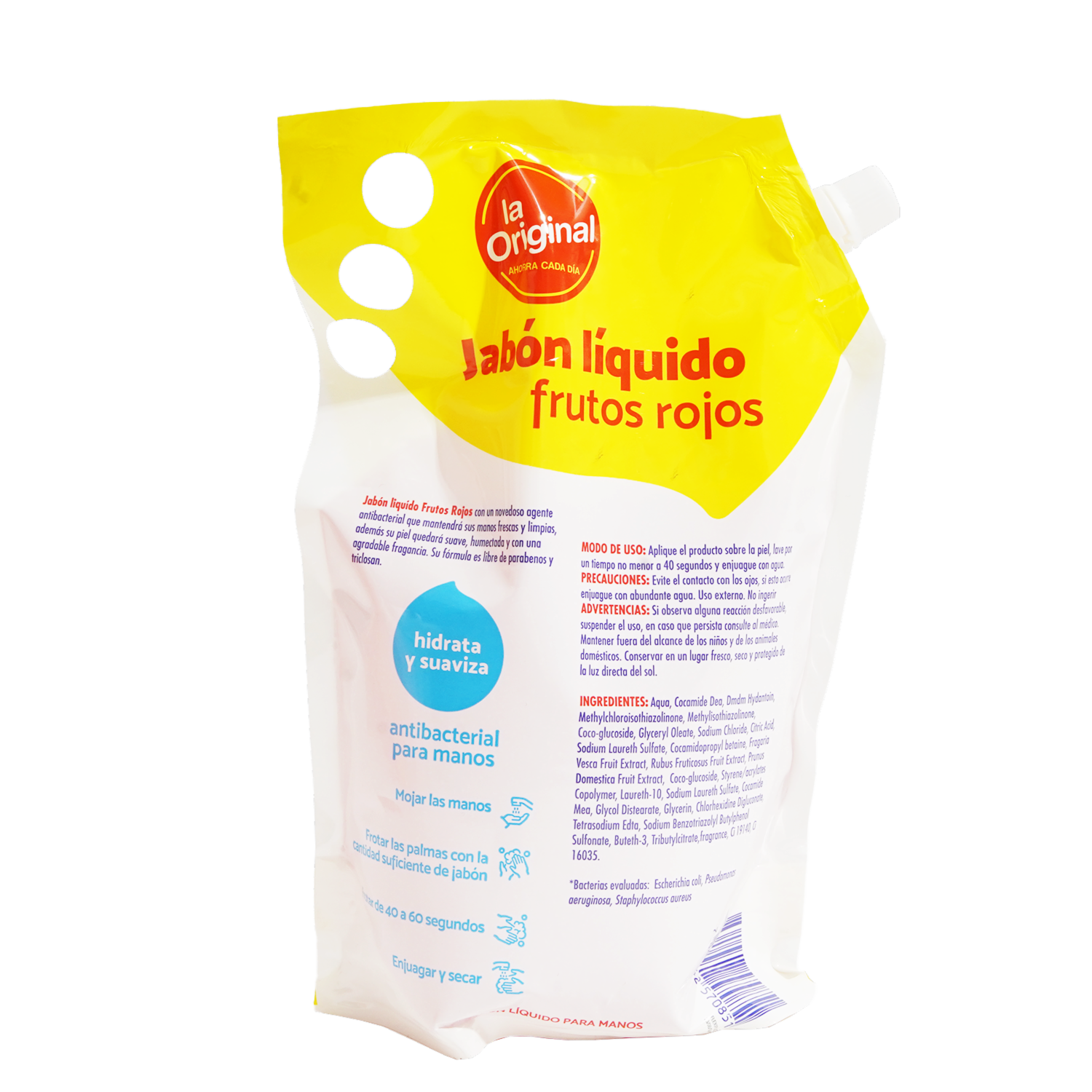 Jabón Líquido De Frutos Rojos LA ORIGINAL De 1000 Ml