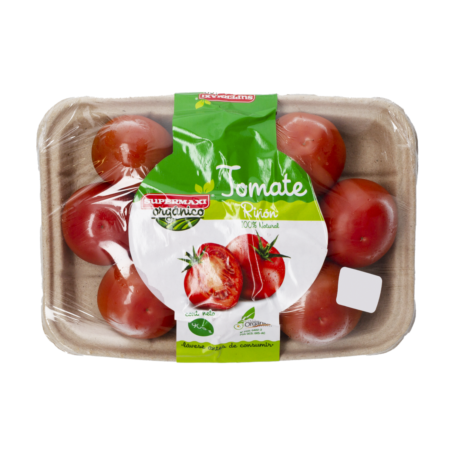 Tomate Orgánico Charol SUPERMAXI 900G