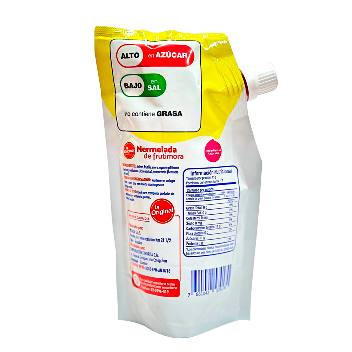 Mermelada De Frutimora LA ORIGINAL 250 G
