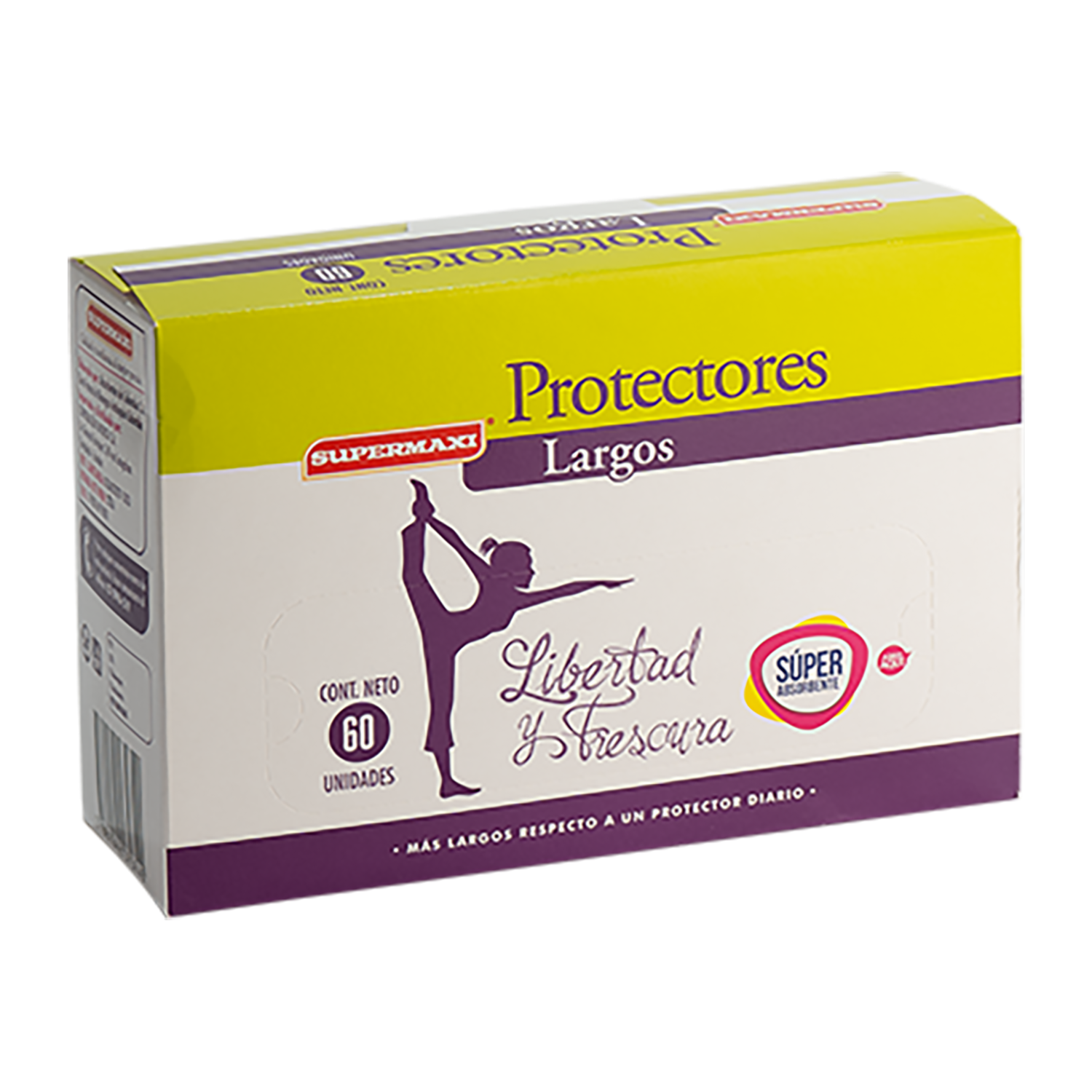 Protector Diario Anatómico Largo SUPERMAXI X 60 Uds