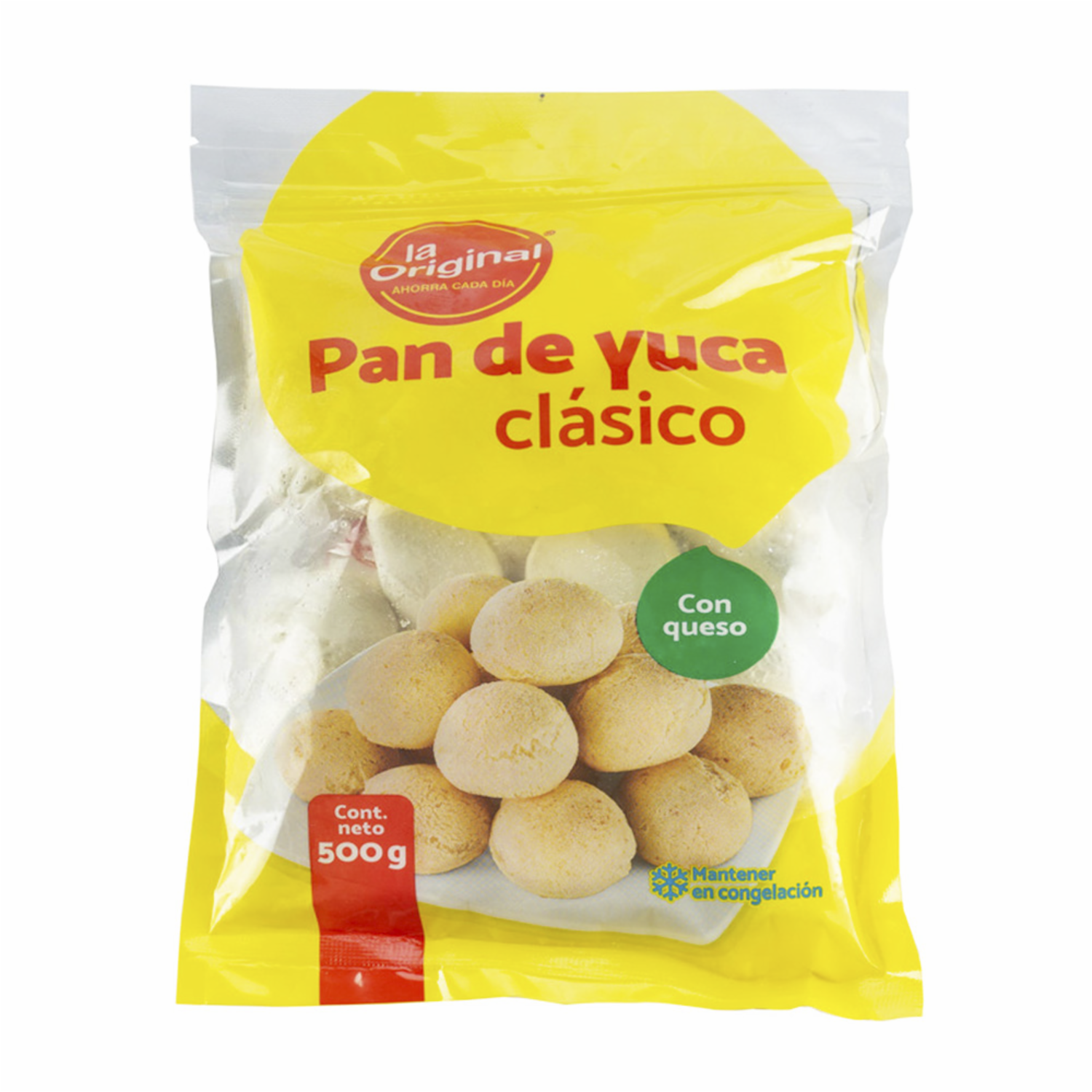 Pan De Yuca Clásico Con Queso LA ORIGINAL 500 G