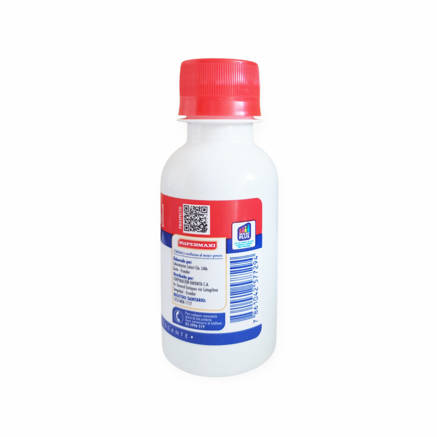 Alcohol Antiséptico Uso Externo SUPERMAXI 120 Ml