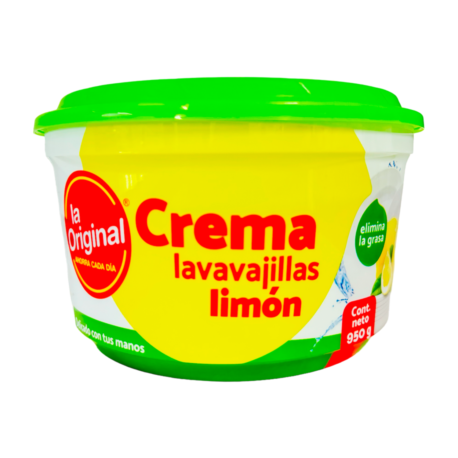 Lavavajillas En Crema Aroma Limón Elimina La Grasa LA ORIGINAL 950 G