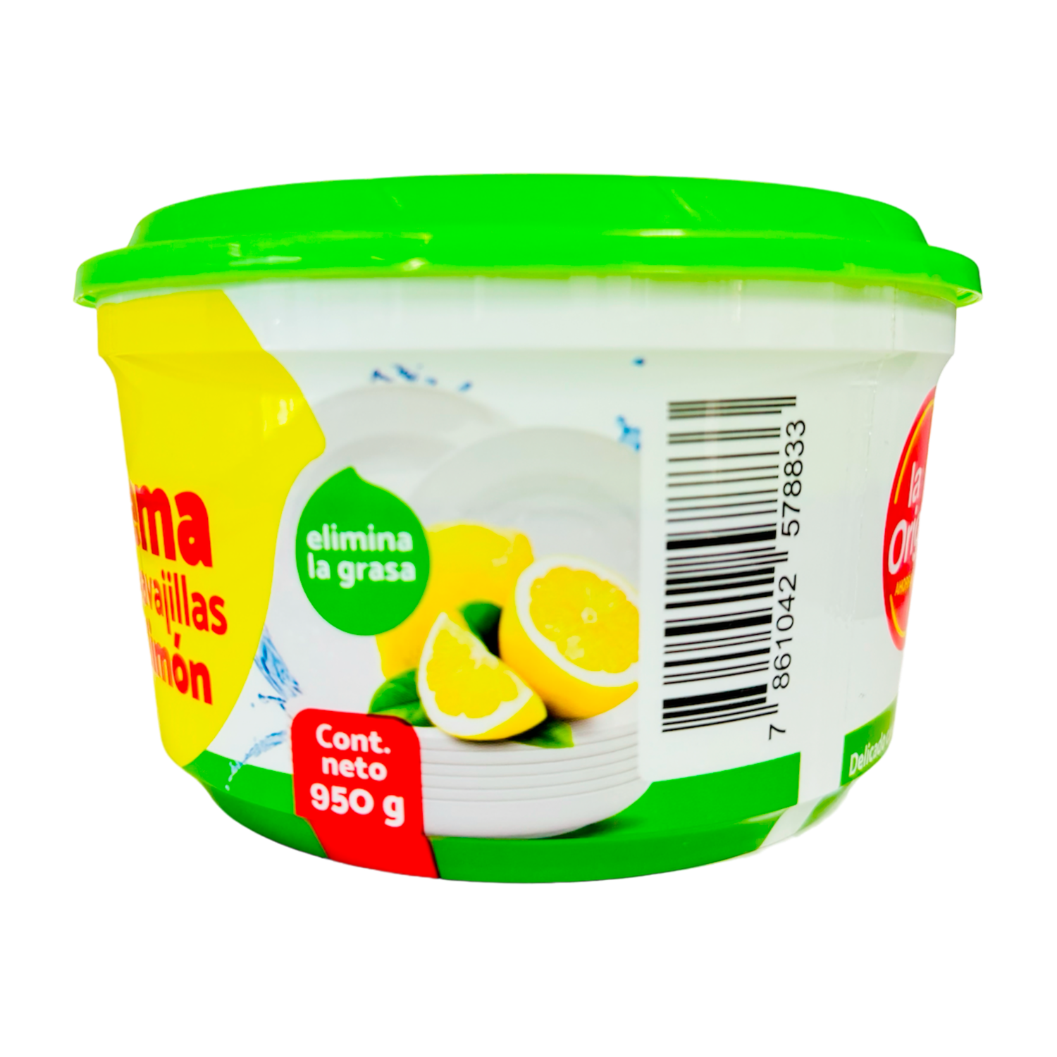 Lavavajillas En Crema Aroma Limón Elimina La Grasa LA ORIGINAL 950 G