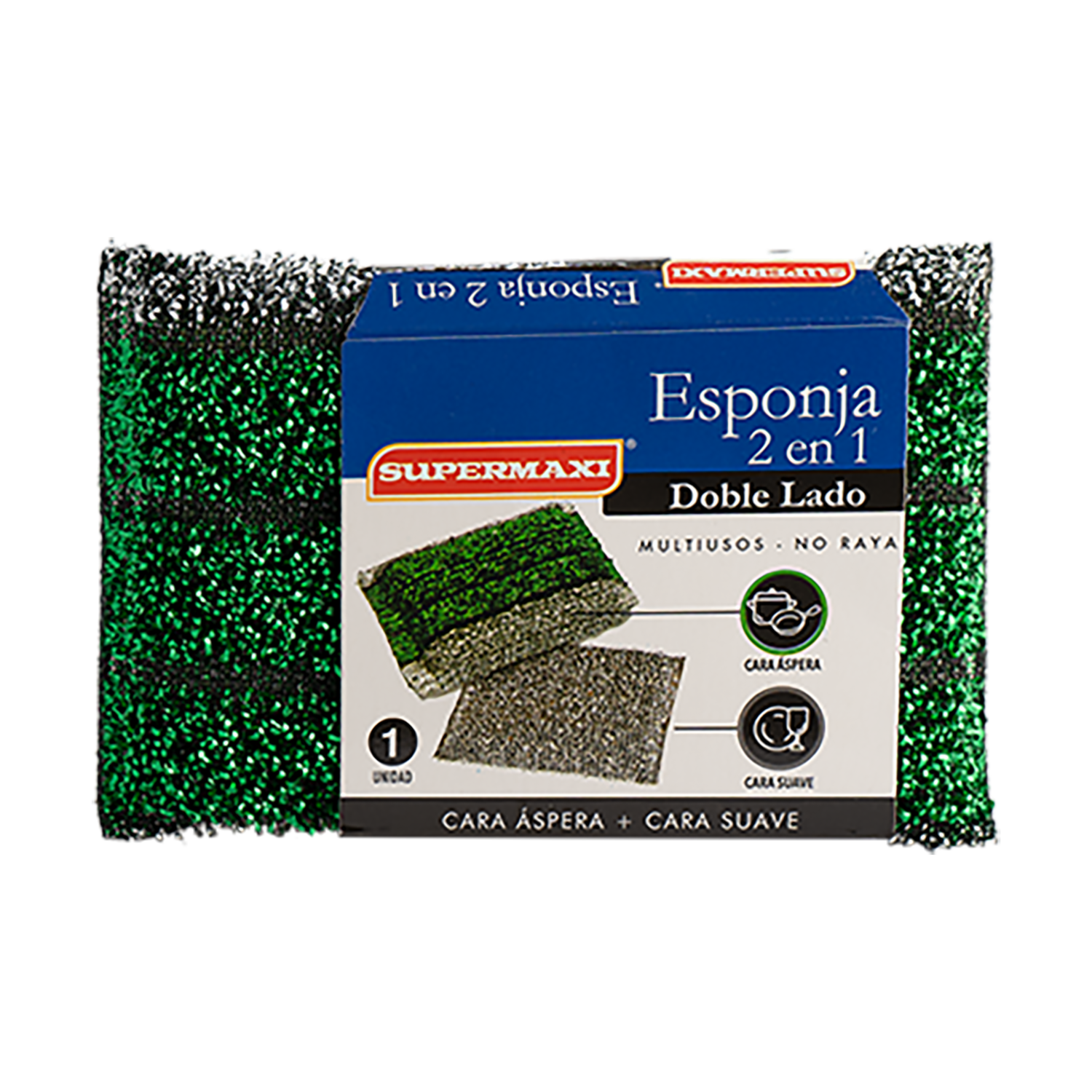 Esponja Doble Lado SUPERMAXI Unidad