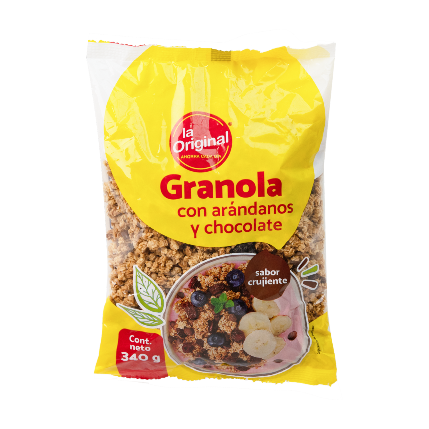 Granola Con Arándano Y Chocolate LA ORIGINAL 340 G
