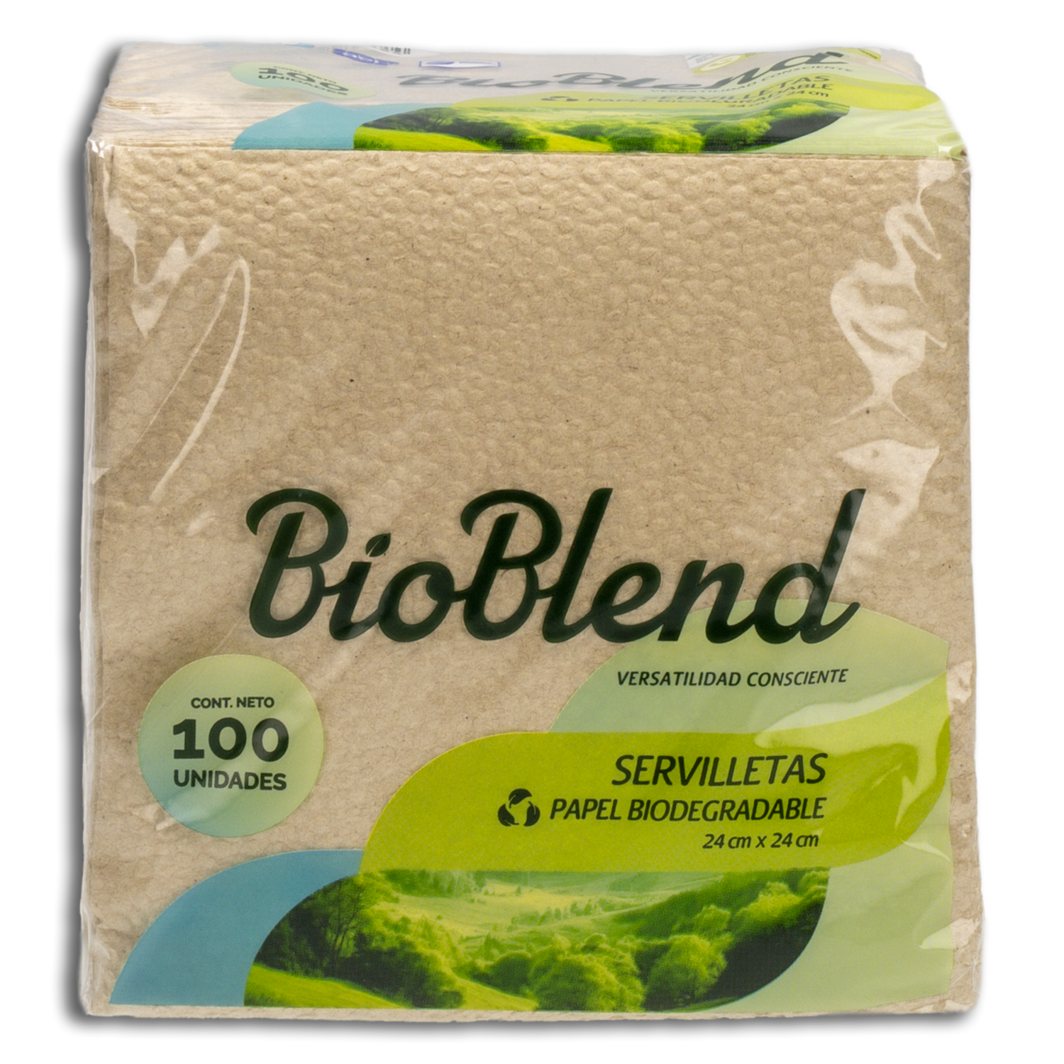 Servilletas Bio Blend 24 X 24 Cm BIO BLEND X 100 Uds