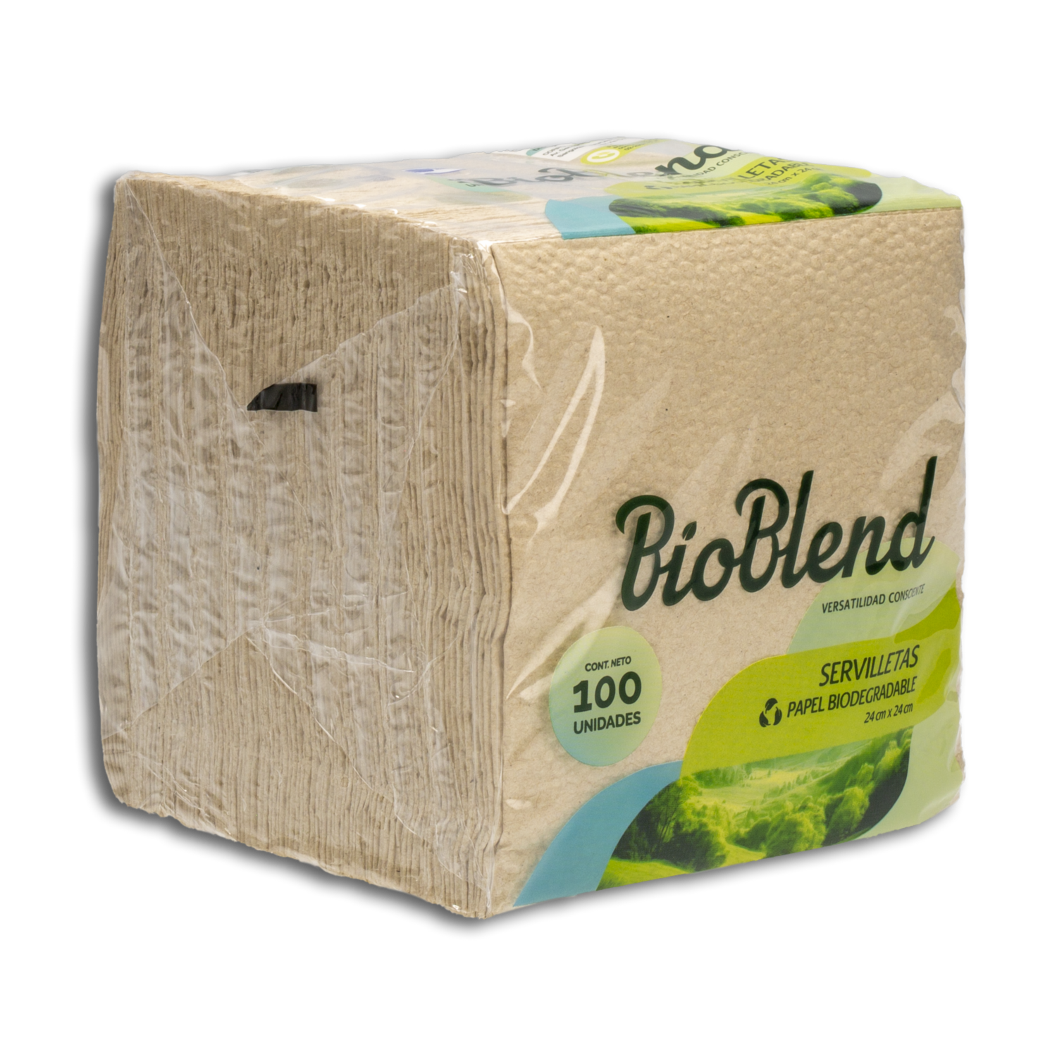 Servilletas Bio Blend 24 X 24 Cm BIO BLEND X 100 Uds