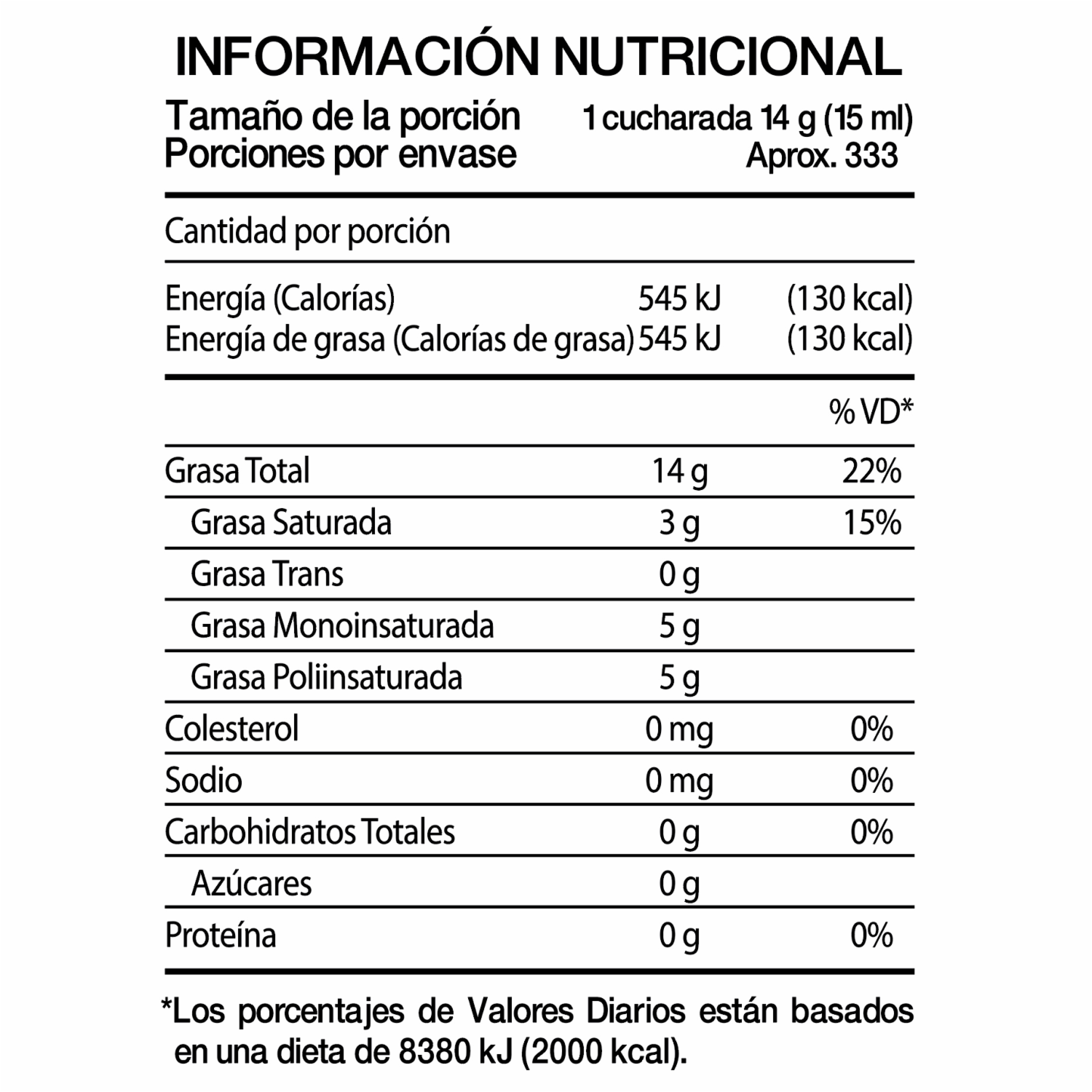 Aceite Comestible De Palma SMART SELECTION 5 Litros