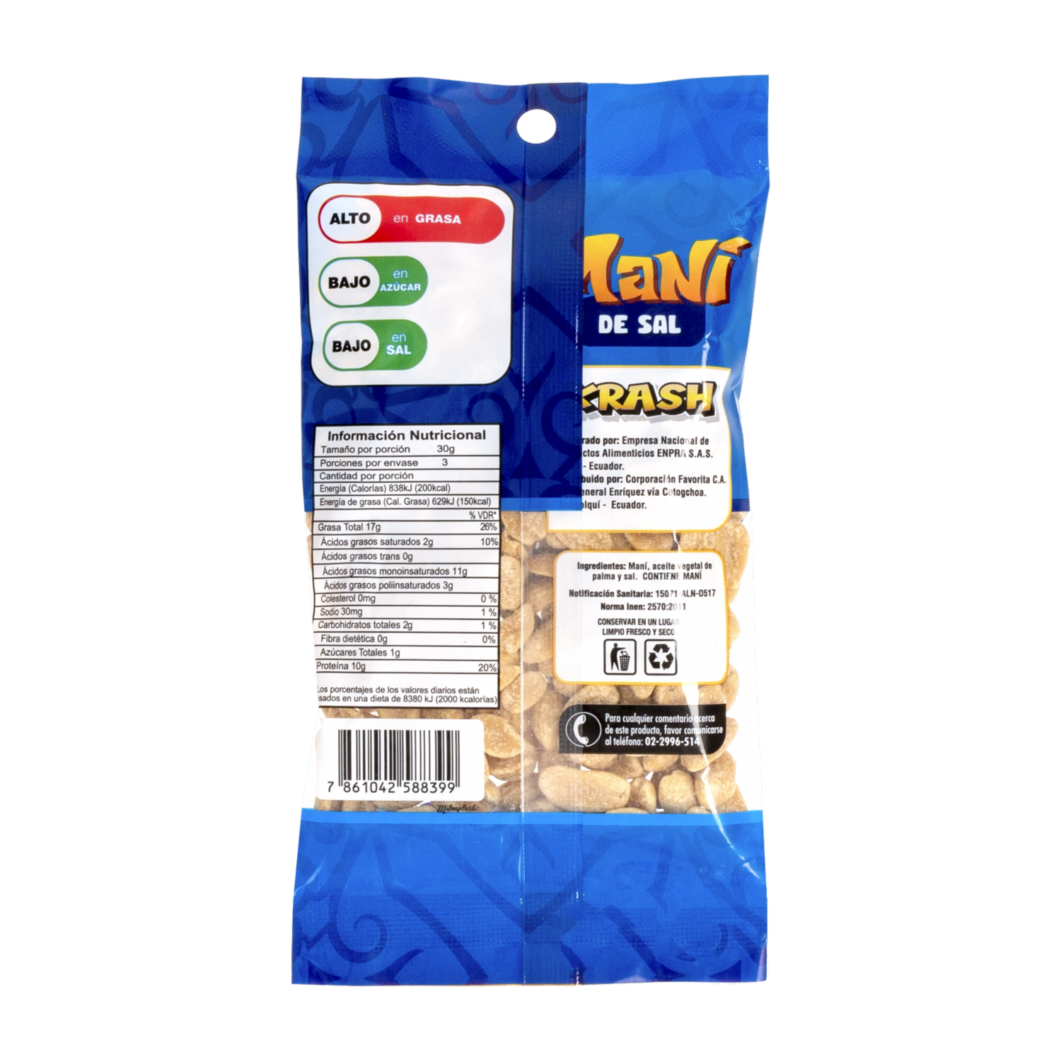 Maní Salado KRASH 90 G