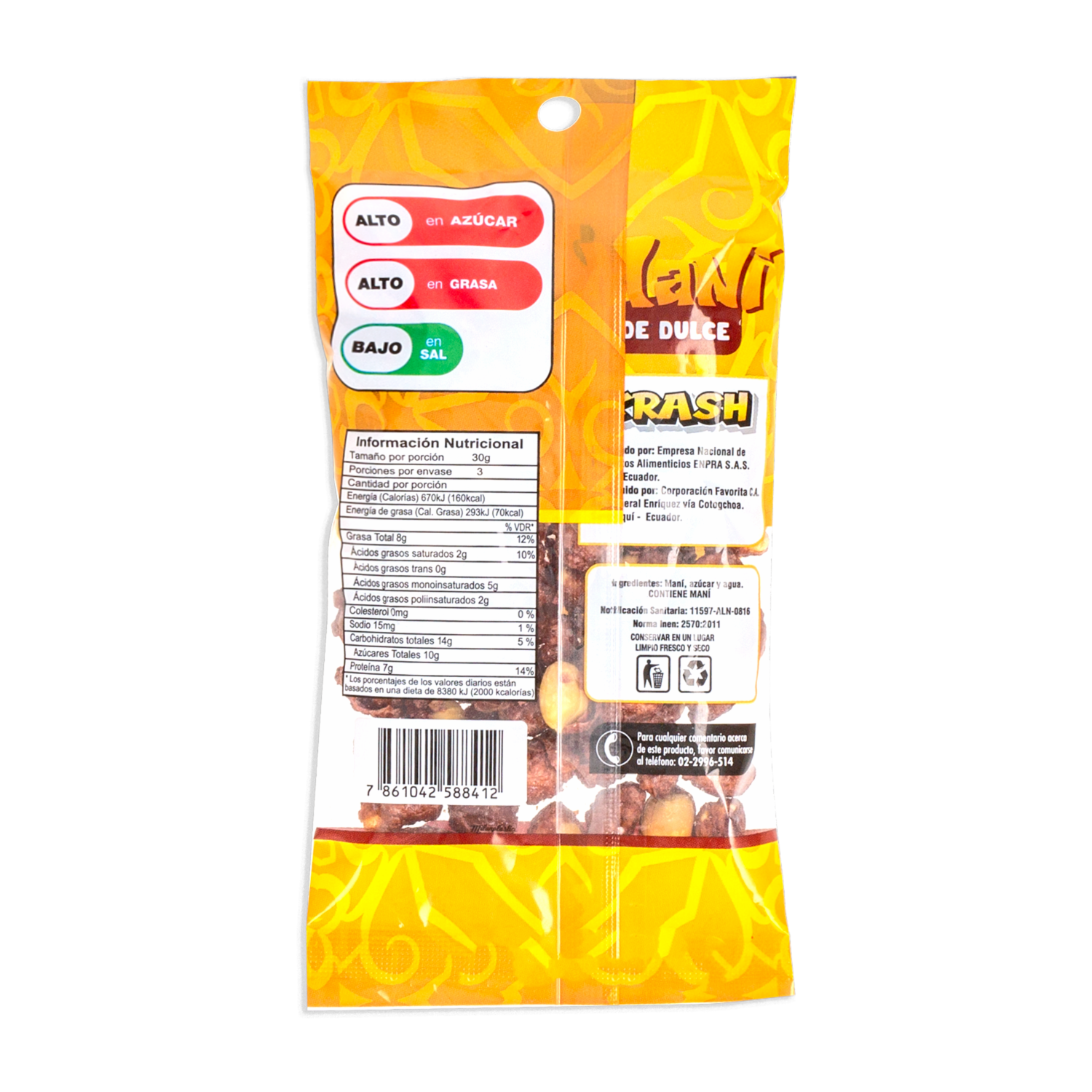 Maní Dulce KRASH 90 G