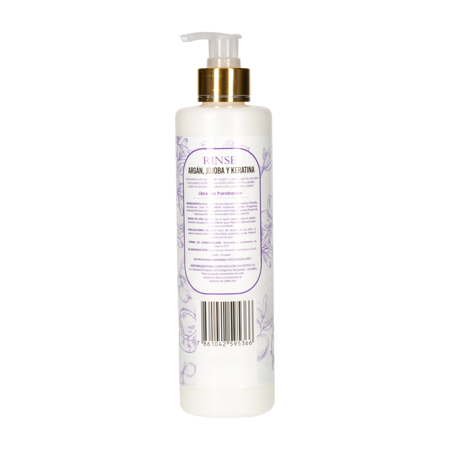 Acondicionador De Cabello Rinse Regeneración Intensa GAMA 400 G