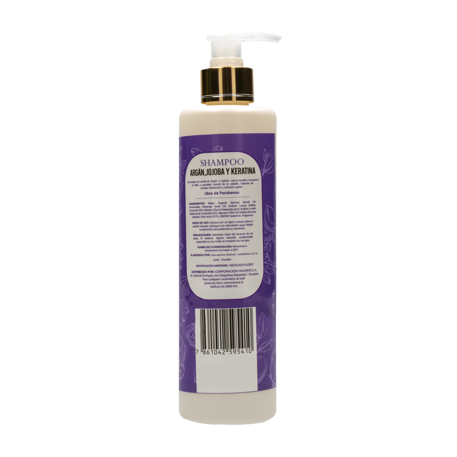 Shampoo De Cabello Para Regeneración Intensa GAMA 400 Ml