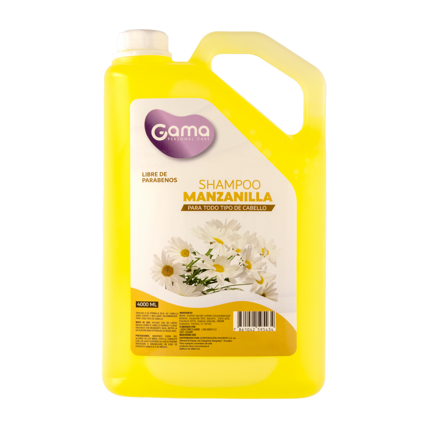 Shampoo De Cabello Con Manzanilla GAMA Galón