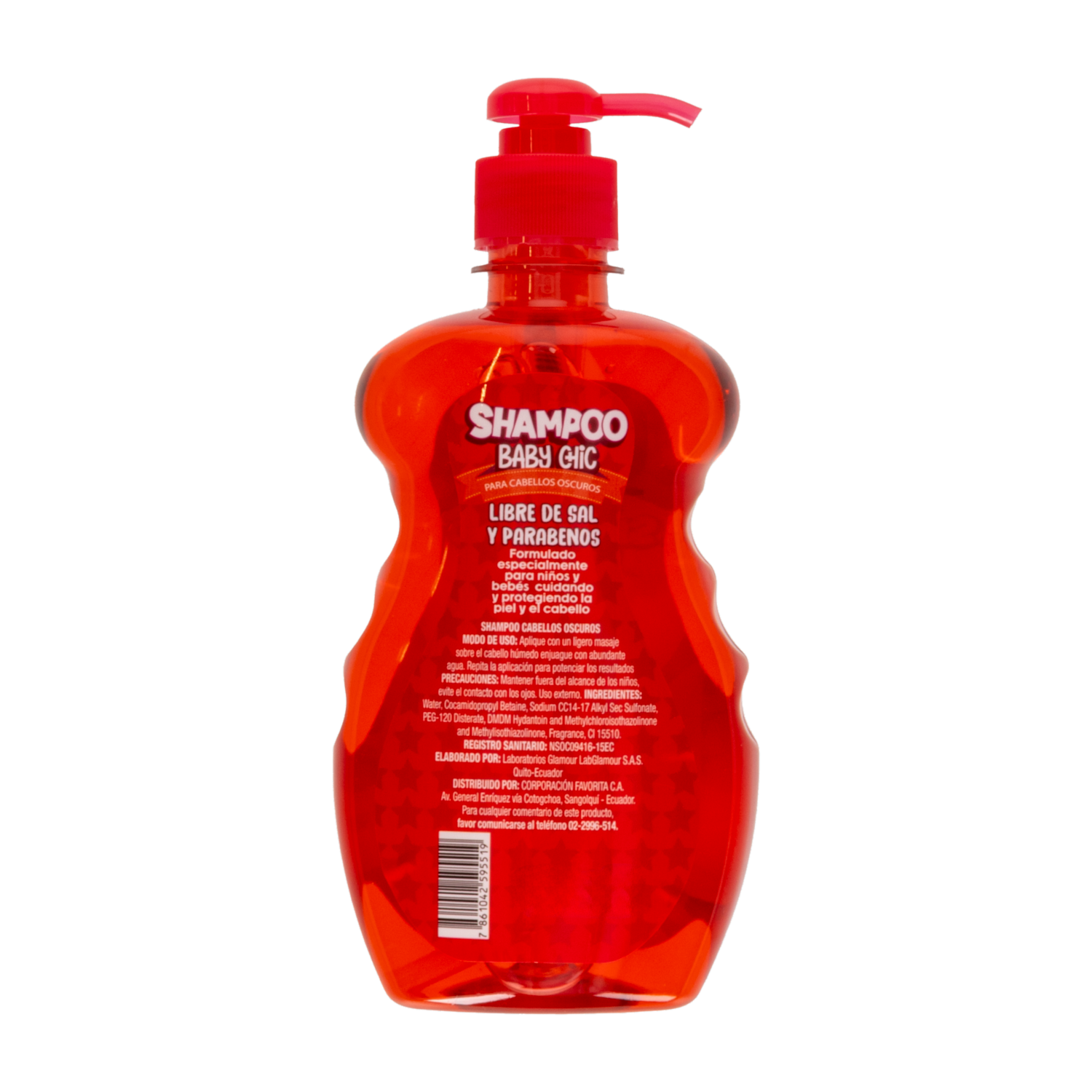 Shampoo Para Bebe Cabello Oscuro GAMA 500 Ml