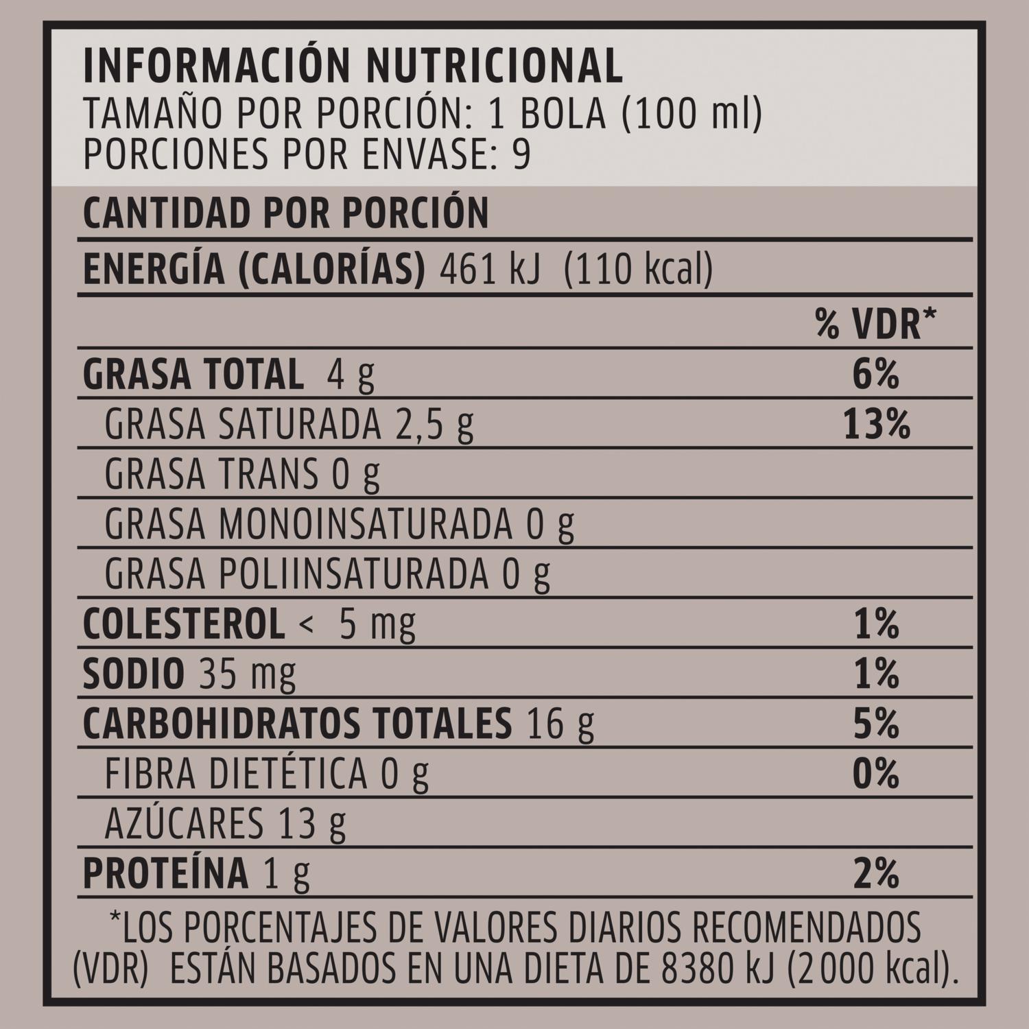Helado Trufa Chocolate PINGÜINO 900 Ml
