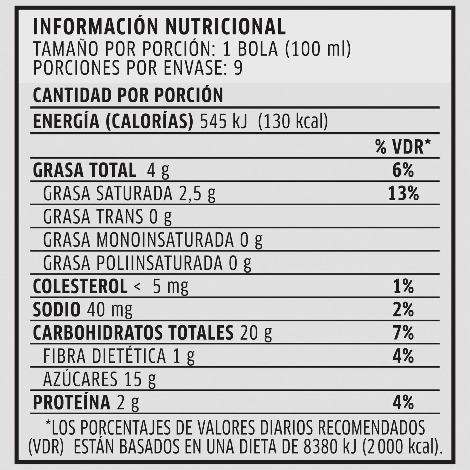 Helado Choco Brownie PINGÜINO 900 Ml